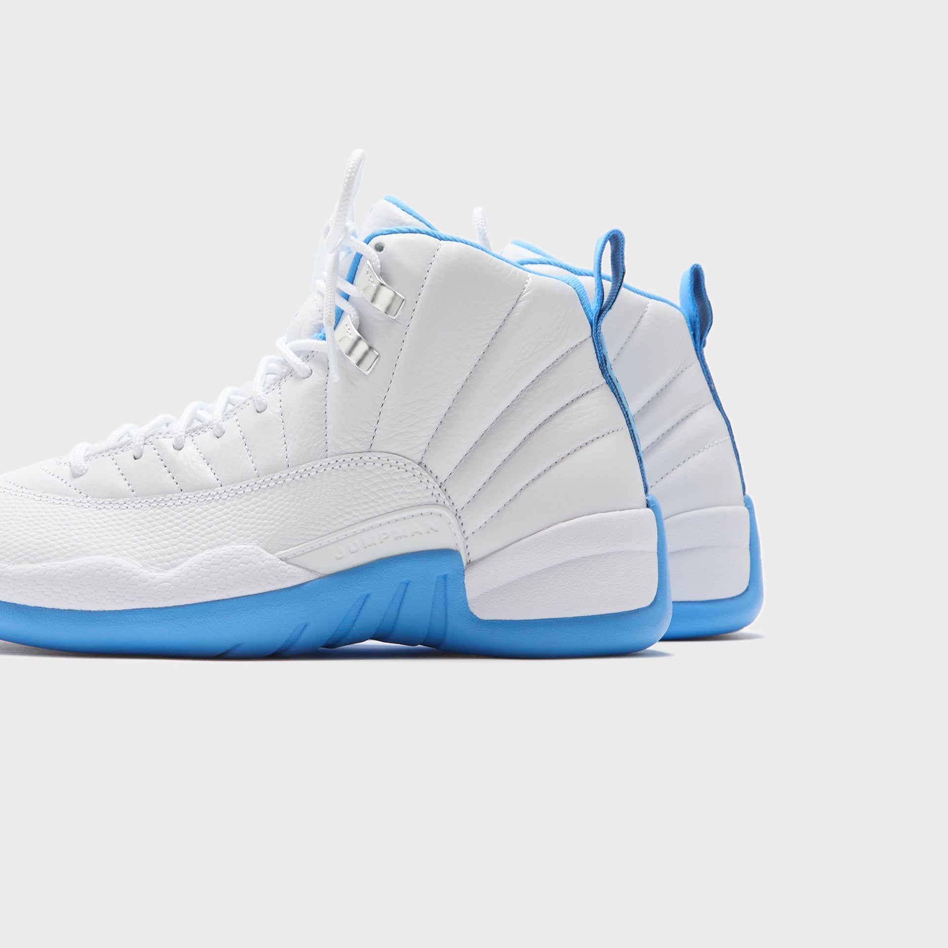 Jordan Air Jordan 12 Retro - White / Metallic Silver / University Blue
