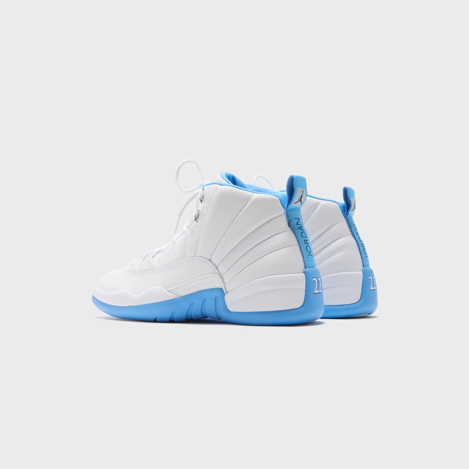 Jordan Air Jordan 12 Retro - White / Metallic Silver / University Blue