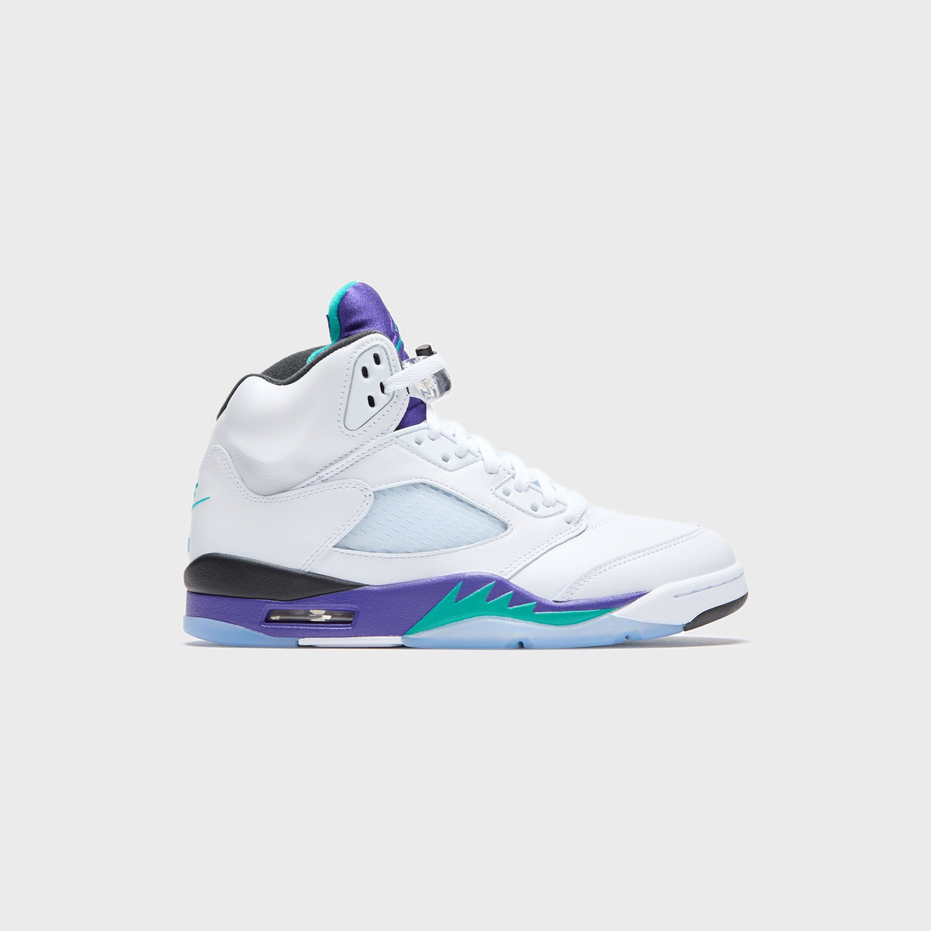 Nike Air Jordan 5 - Black / New Emerald / Grape Ice