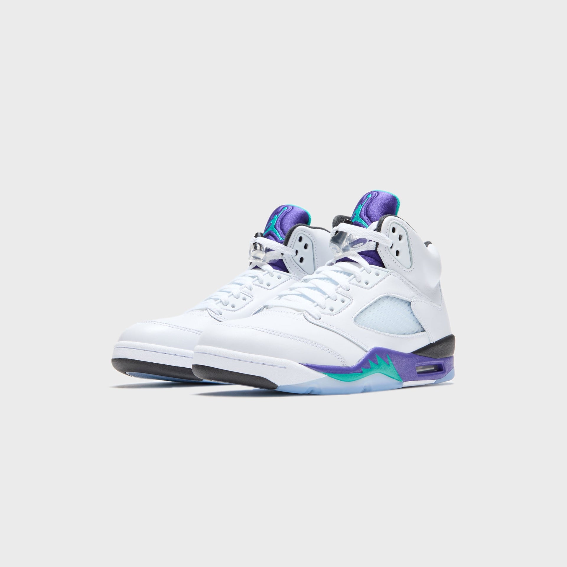 Nike Air Jordan 5 - Black / New Emerald / Grape Ice
