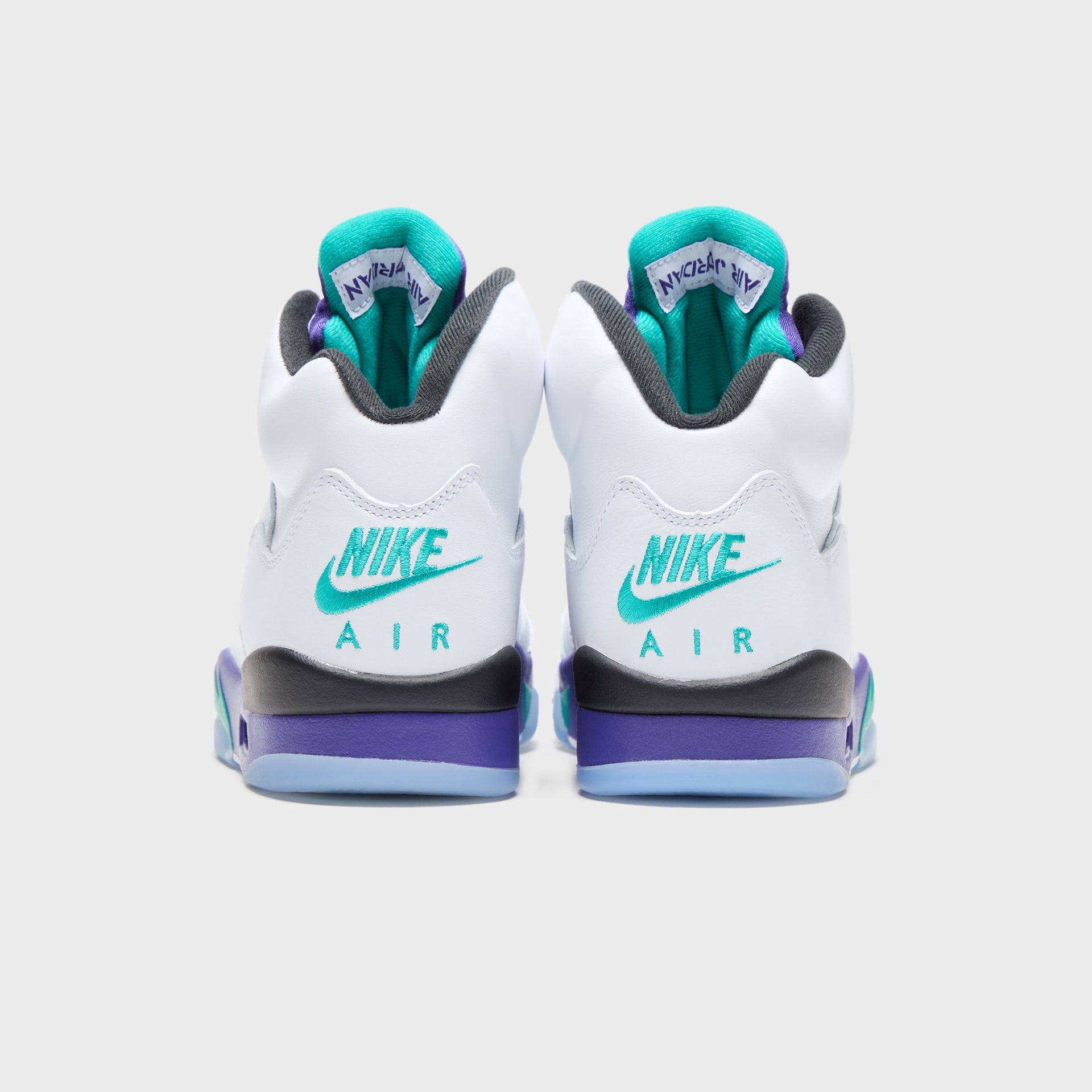 Nike Air Jordan 5 - Black / New Emerald / Grape Ice