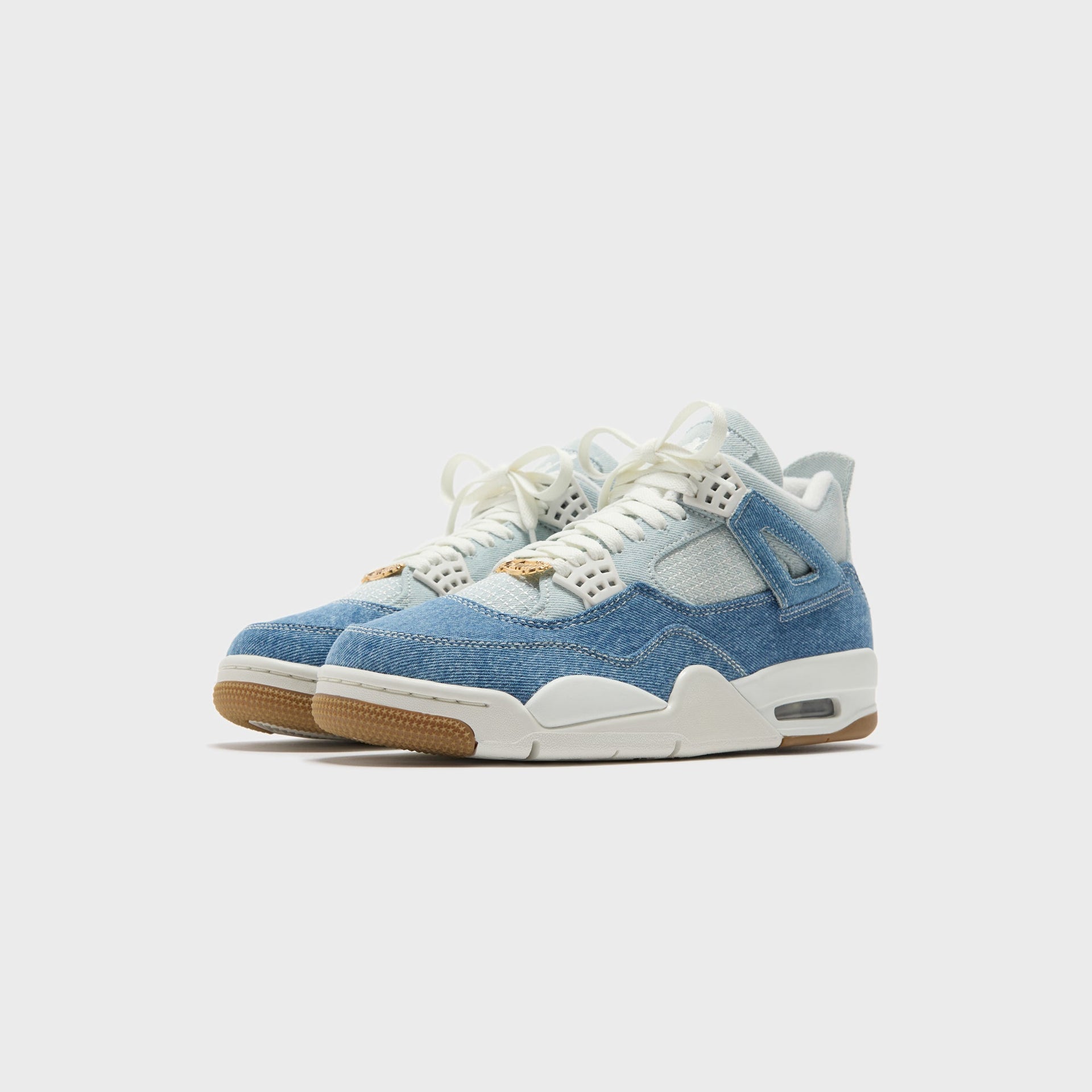 Jordan WMNS Air Jordan 4 Retro - Tex Sail / Sail Gum / Light Brown / Worn Blue