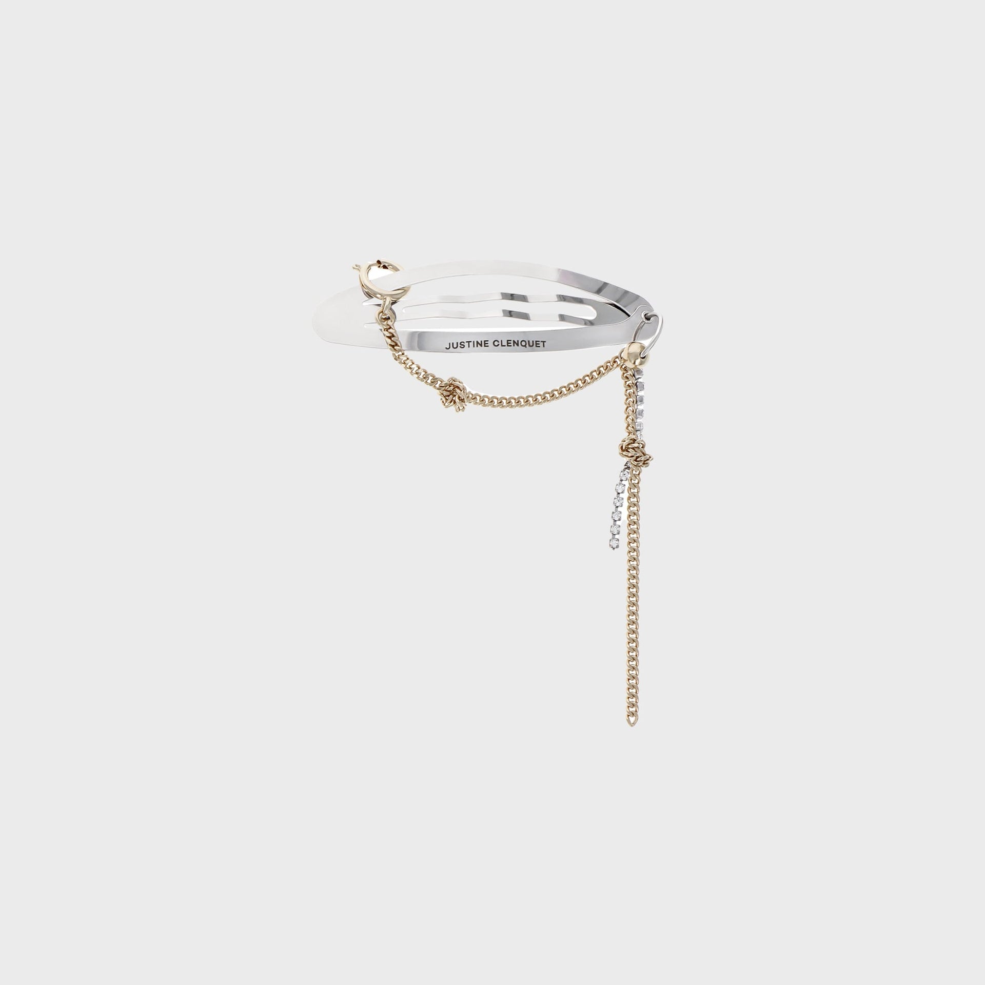 Justine Clenquet Amber Hair Clip - Gold / Palladium