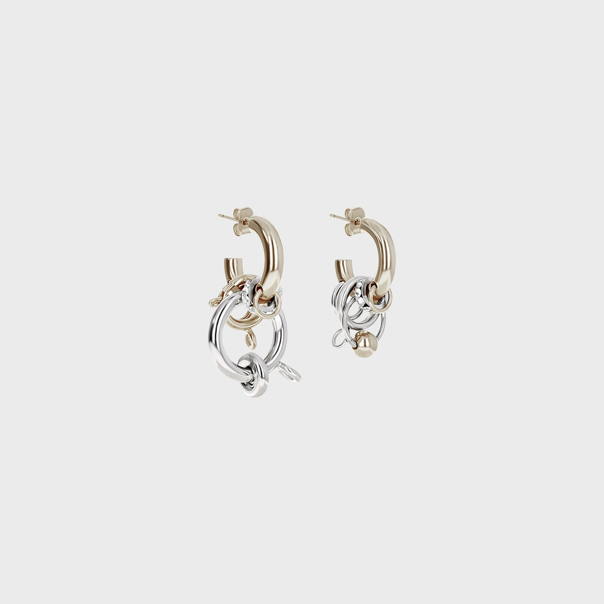 Justine Clenquet Anila Earring - Gold / Palladium