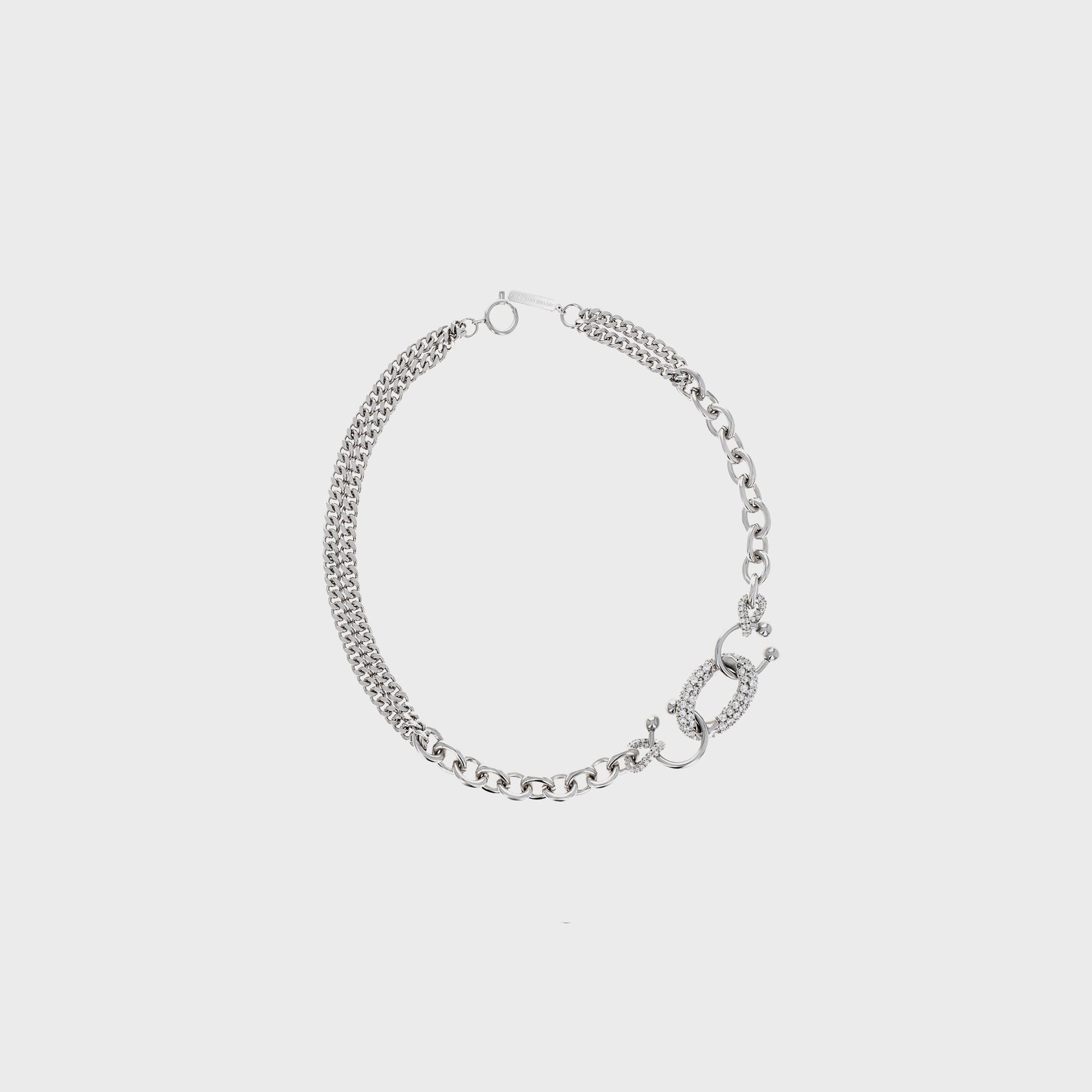 Justine Clenquet Phoebe Necklace - Palladium