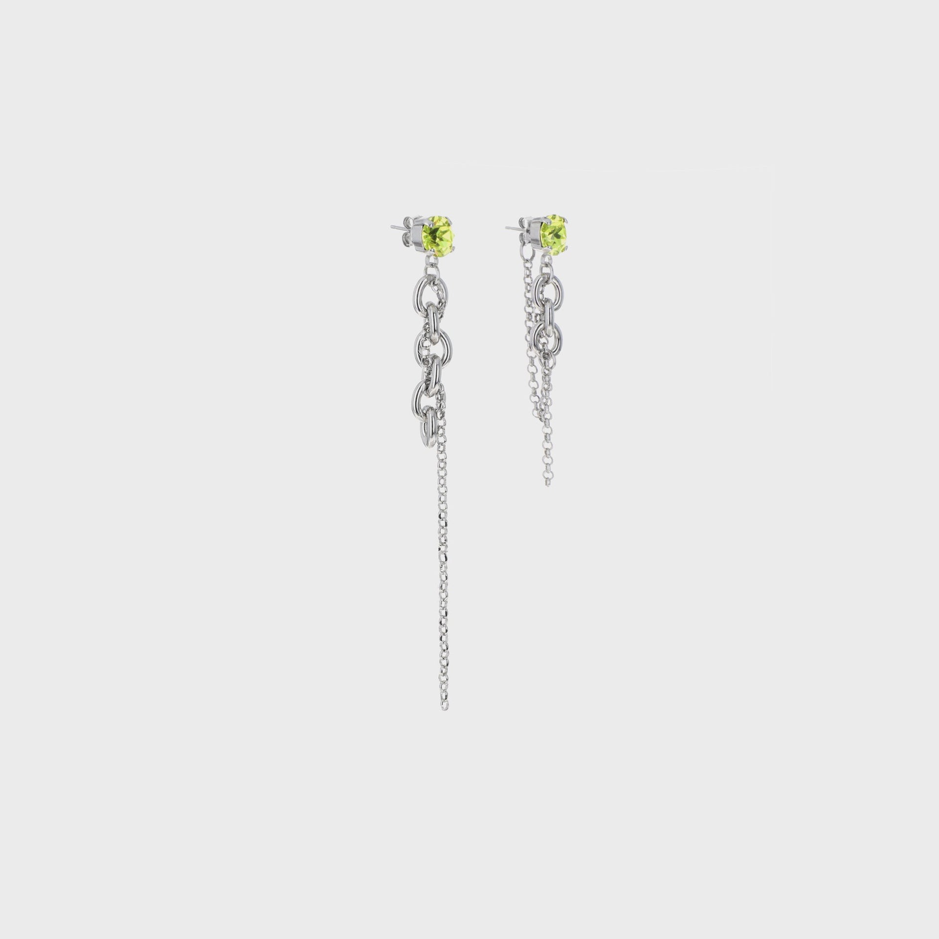 Justine Clenquet Lucy Earring - Acid Green