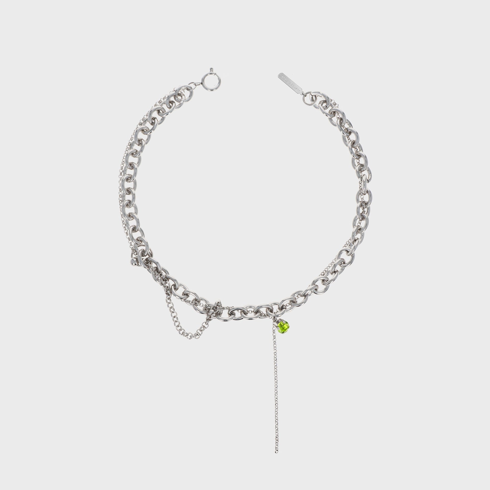 Justine Clenquet Lucy Necklace - Acid Green