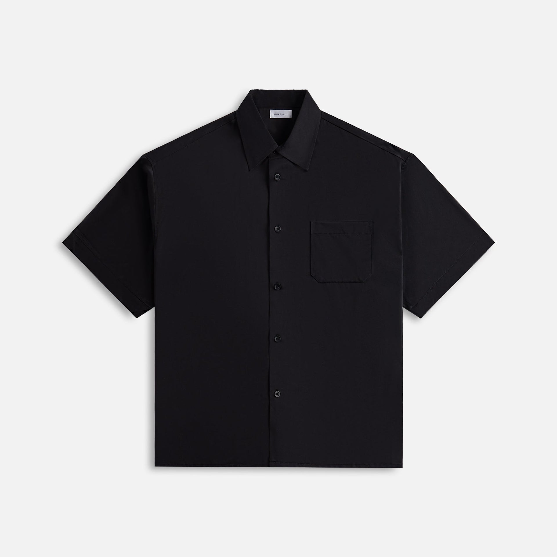 Chemise boutonnée en soie brossée John Elliott - Gris anthracite