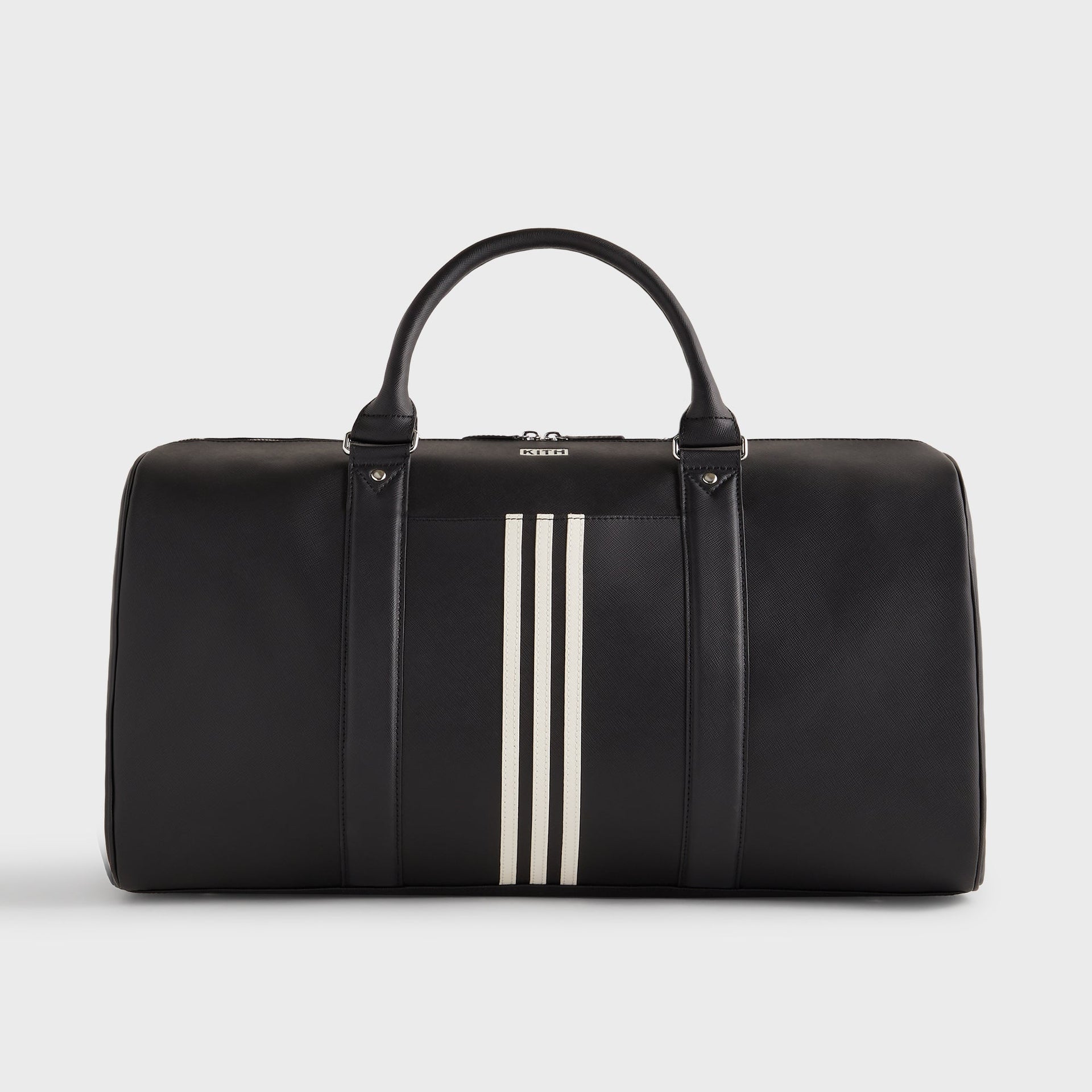 Kith for adidas Football Leather Duffle Bag in Black