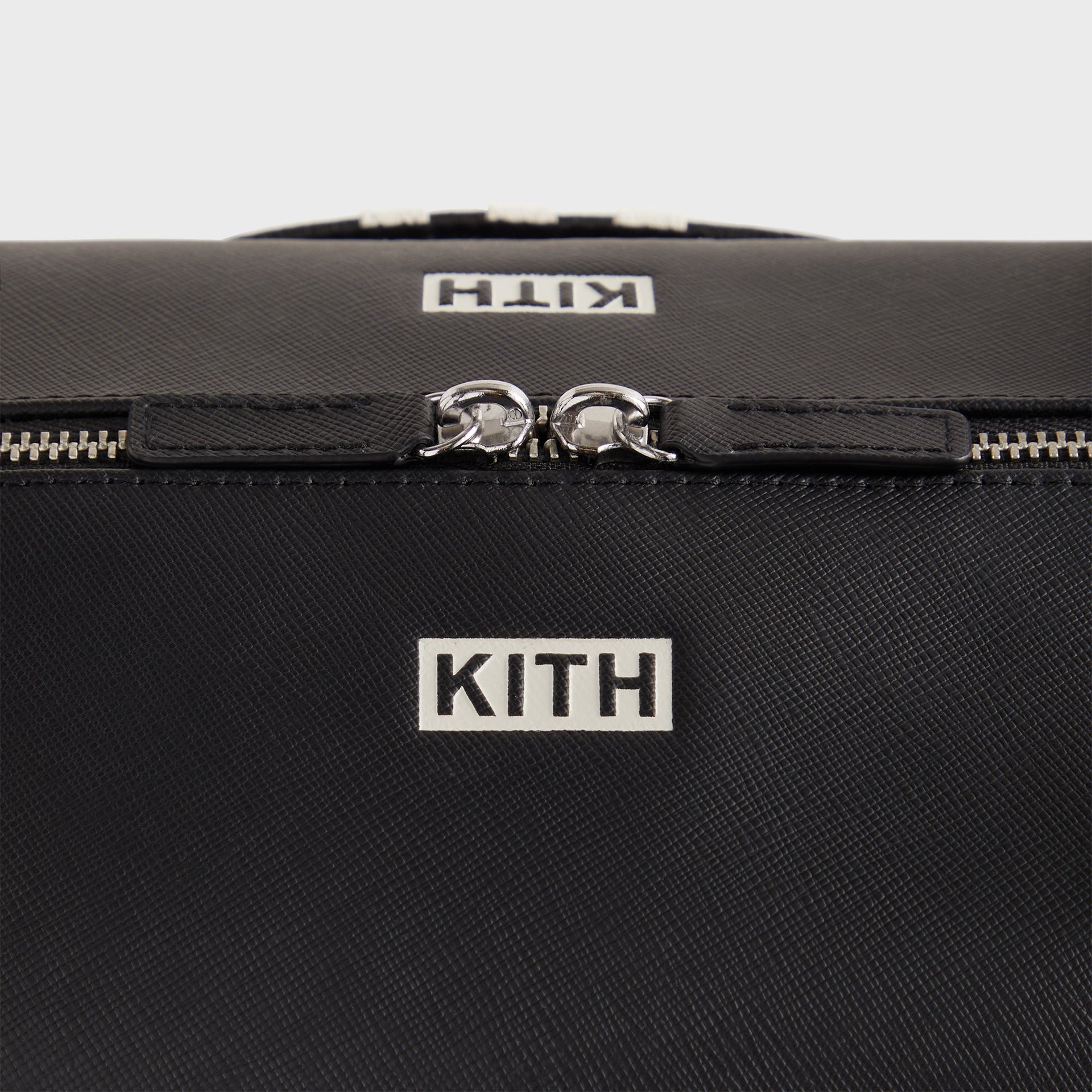 Kith for adidas Football Leather Duffle Bag in Black