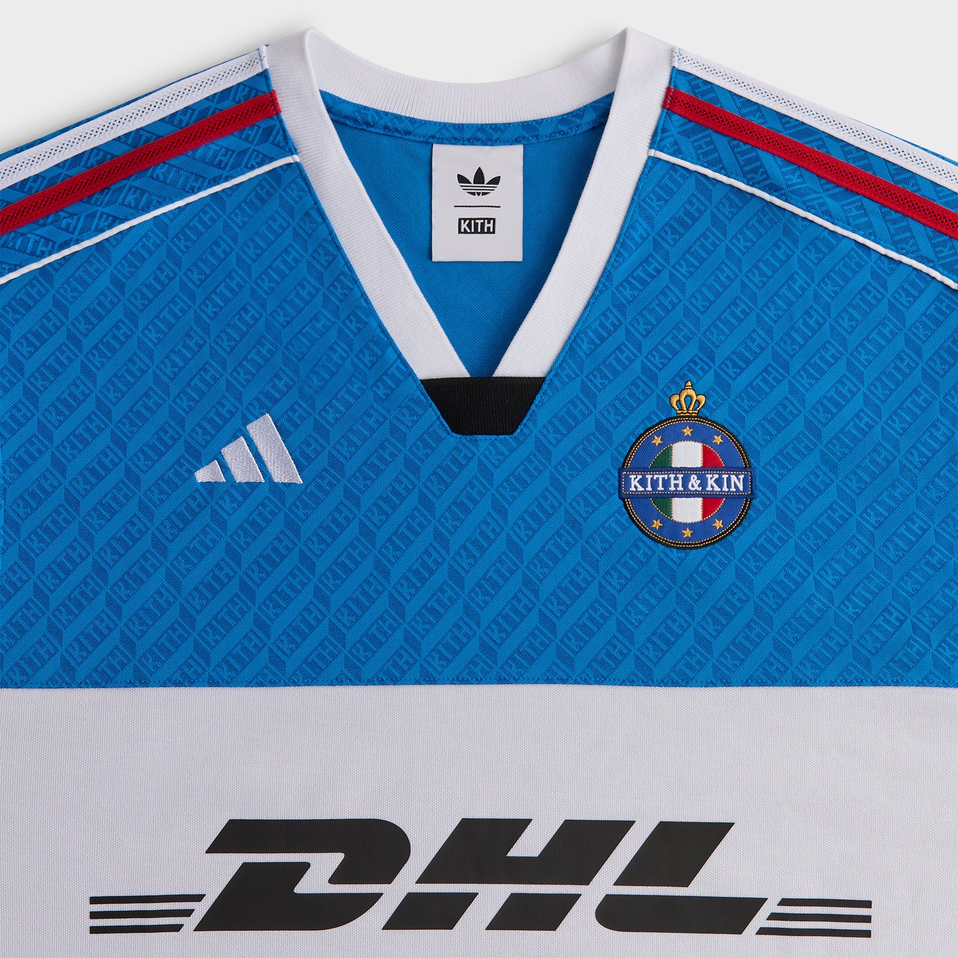 Kith for adidas Football DHL Express Jersey in Blue Burst