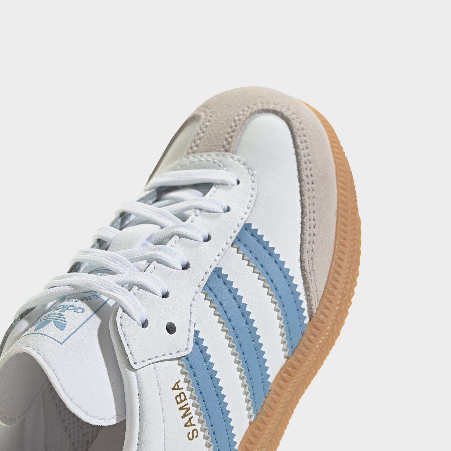 adidas Kids Samba OG - Cloud White / Ash Blue / Gum
