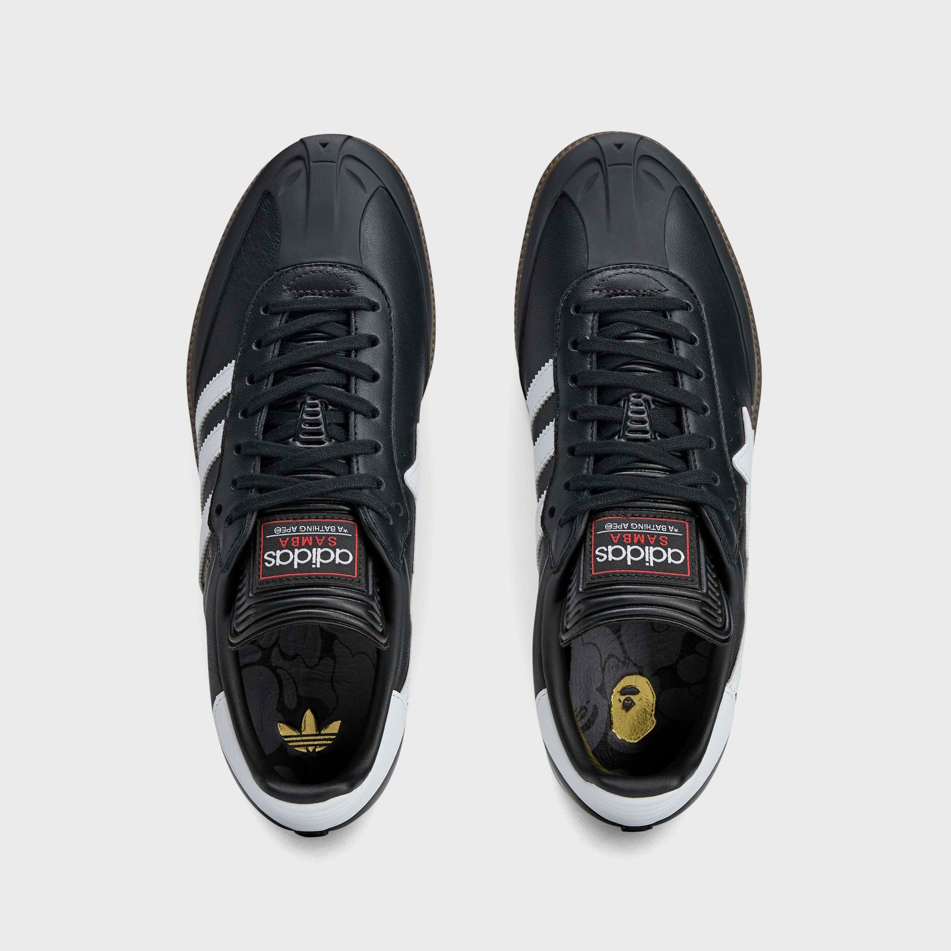 adidas x BAPE Samba -  Core Black / White / Gum