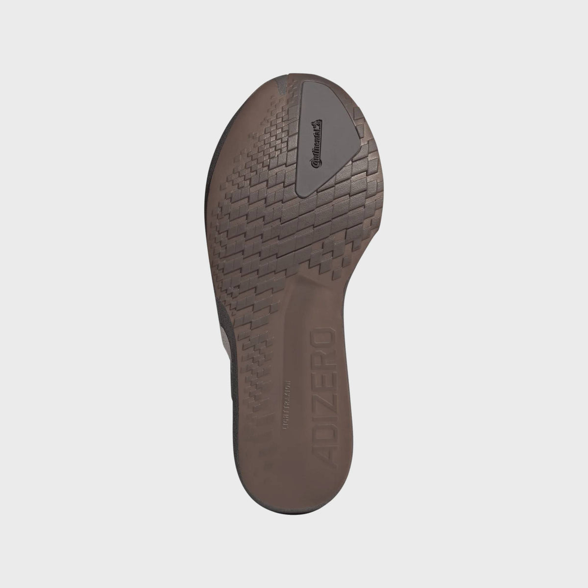 adidas x SATISFY Adizero Adios 9 - Brown / Pearl Metallic / Charcoal