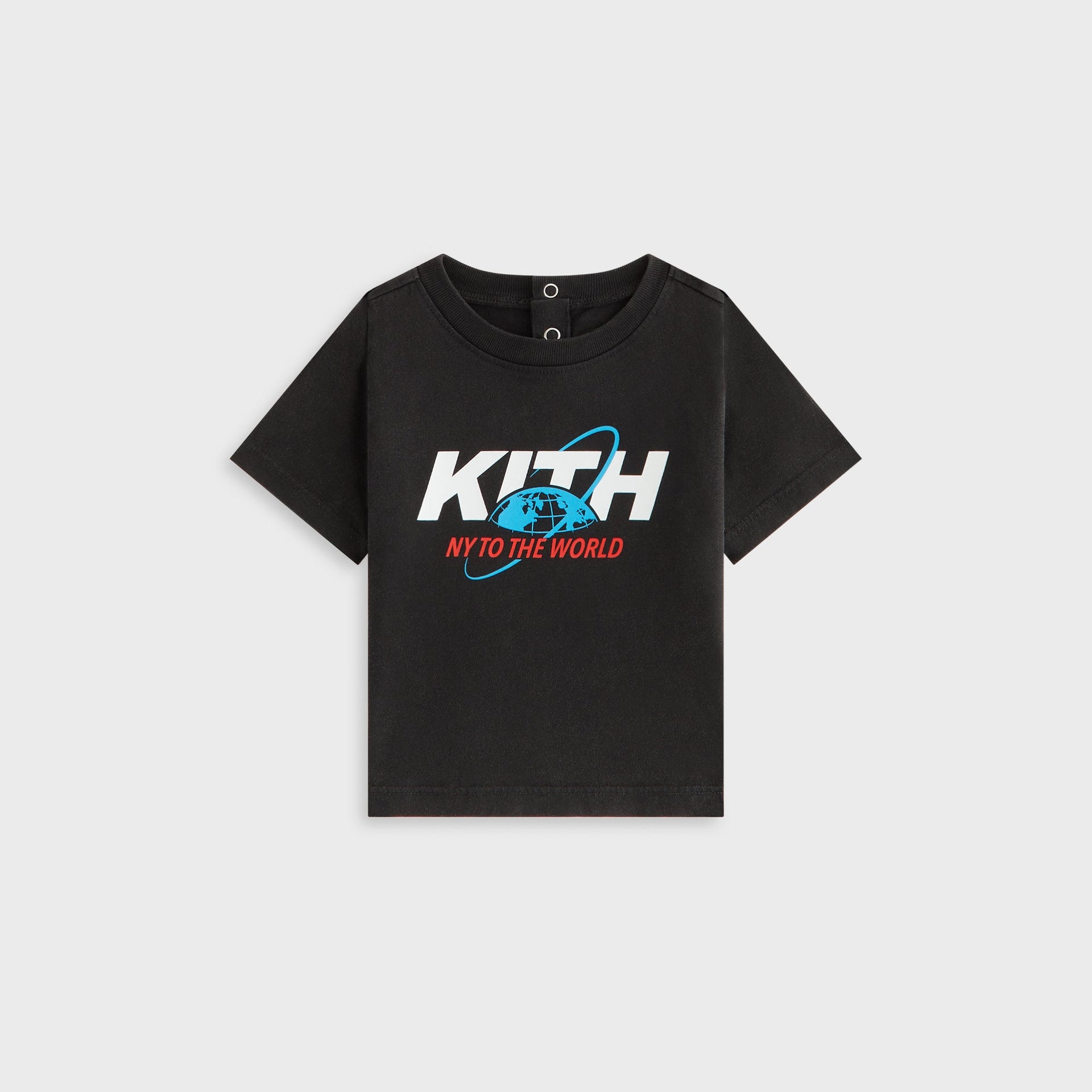 Kith Baby New York to the World Unisphere Vintage Tee - Black