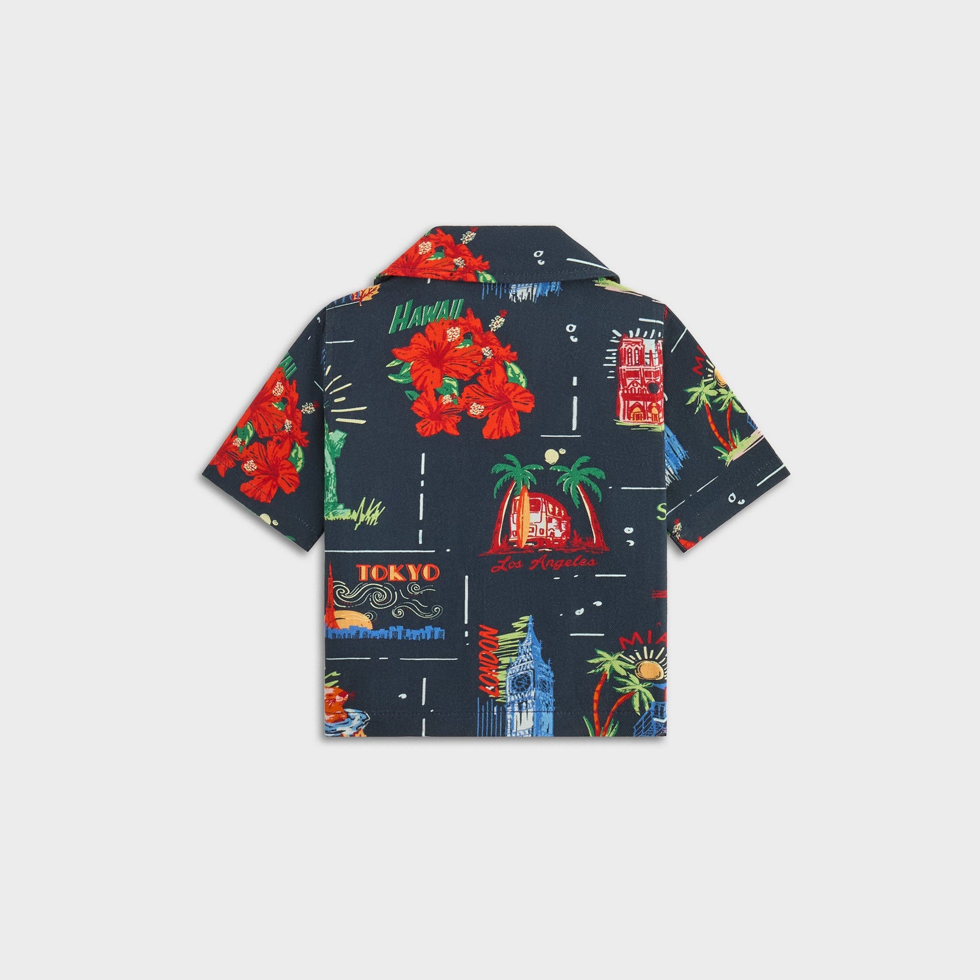 Kith Baby Souvenir Stamp Thompson Camp Shirt - Nocturnal