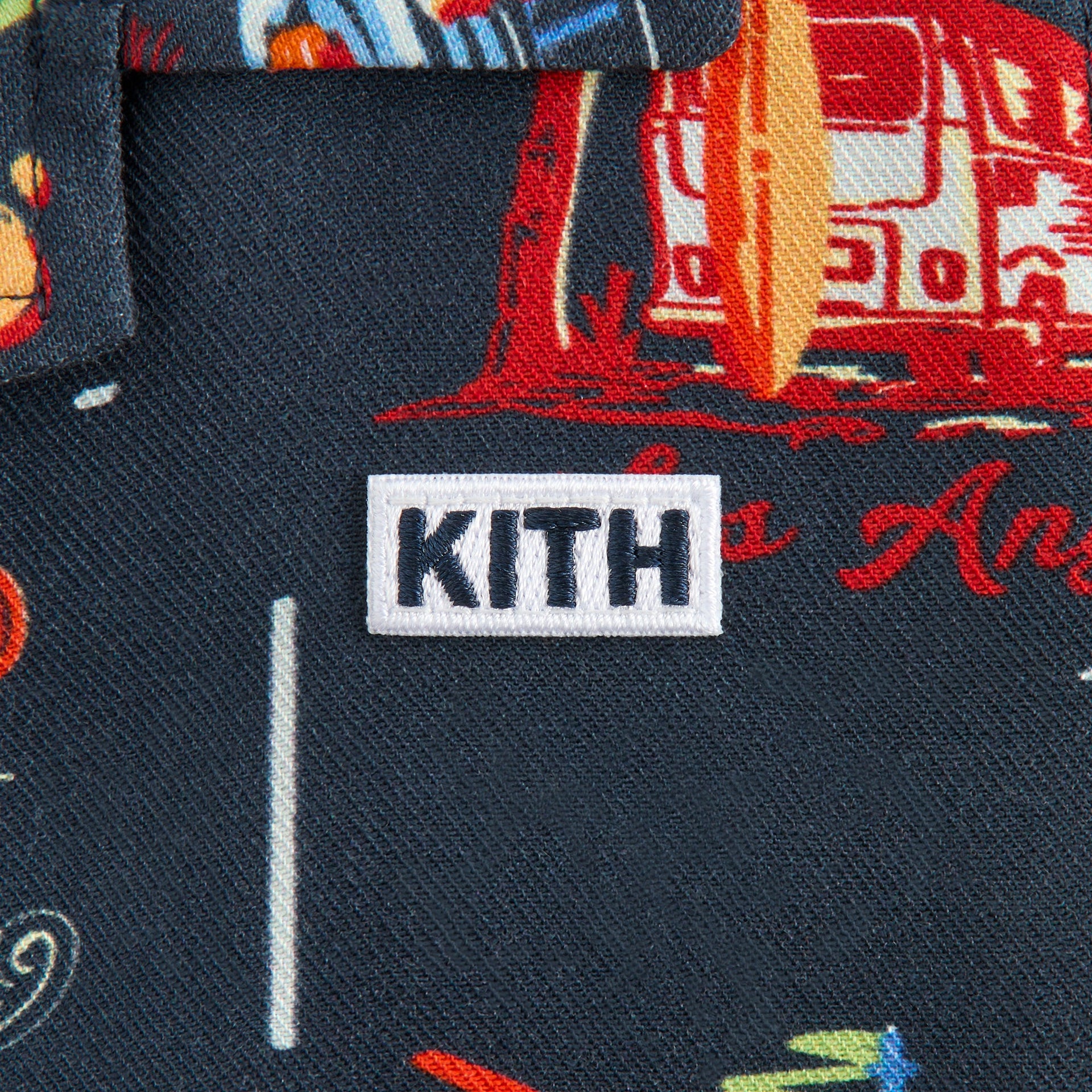 Kith Baby Souvenir Stamp Thompson Camp Shirt - Nocturnal