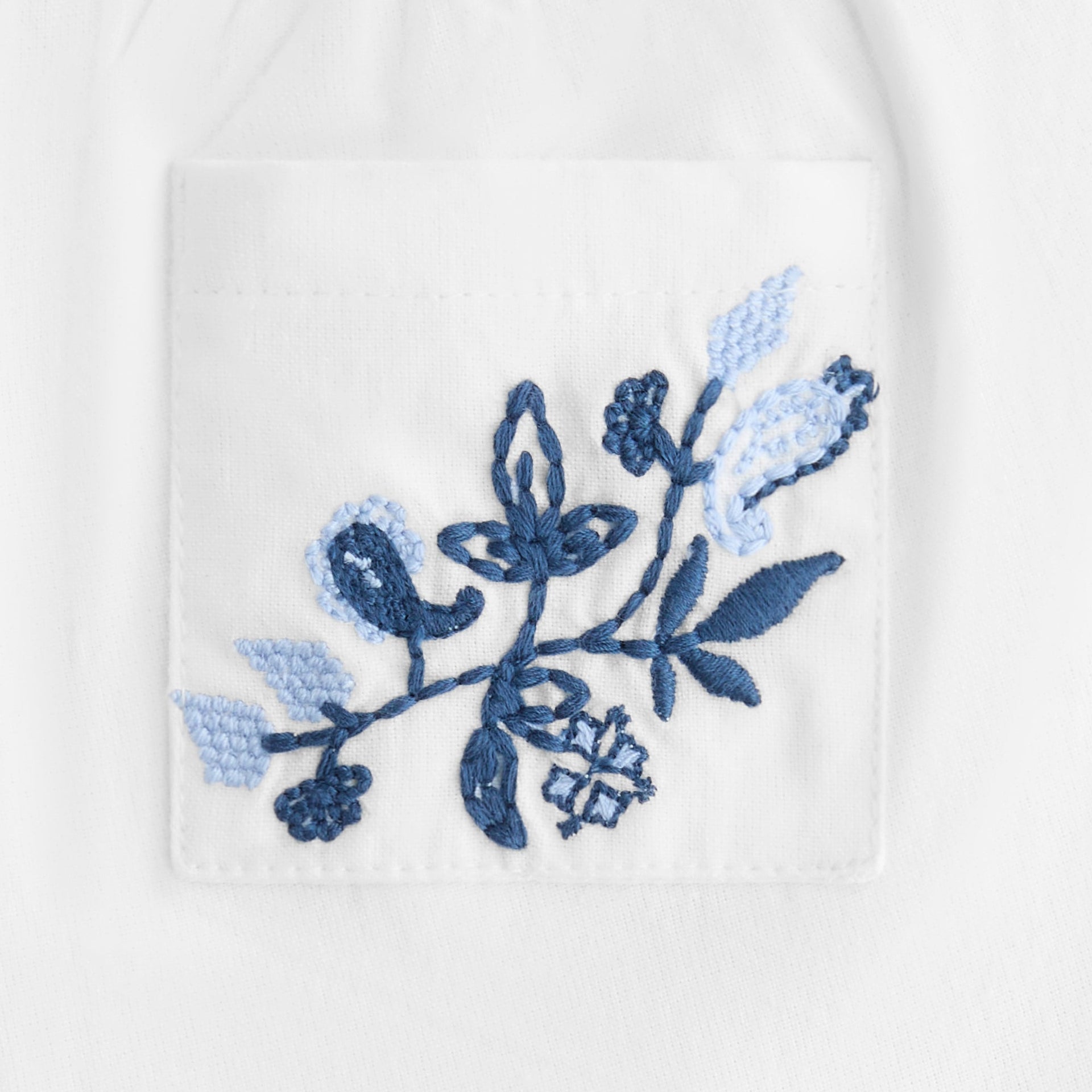 Kith Baby Novelty Embroidered Thompson Camp Short - White