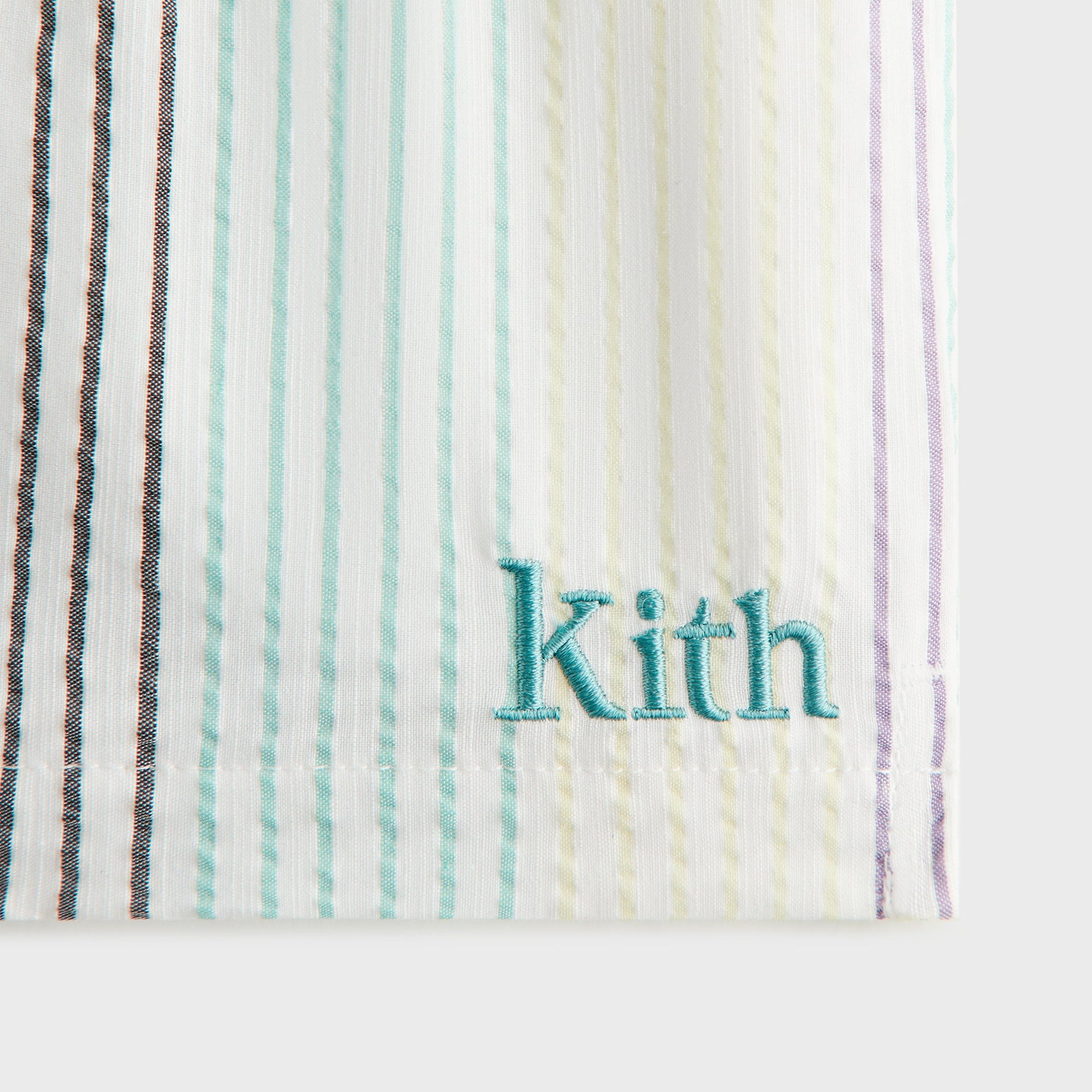 Kith Baby Striped Thompson Camp Short - Mykonos