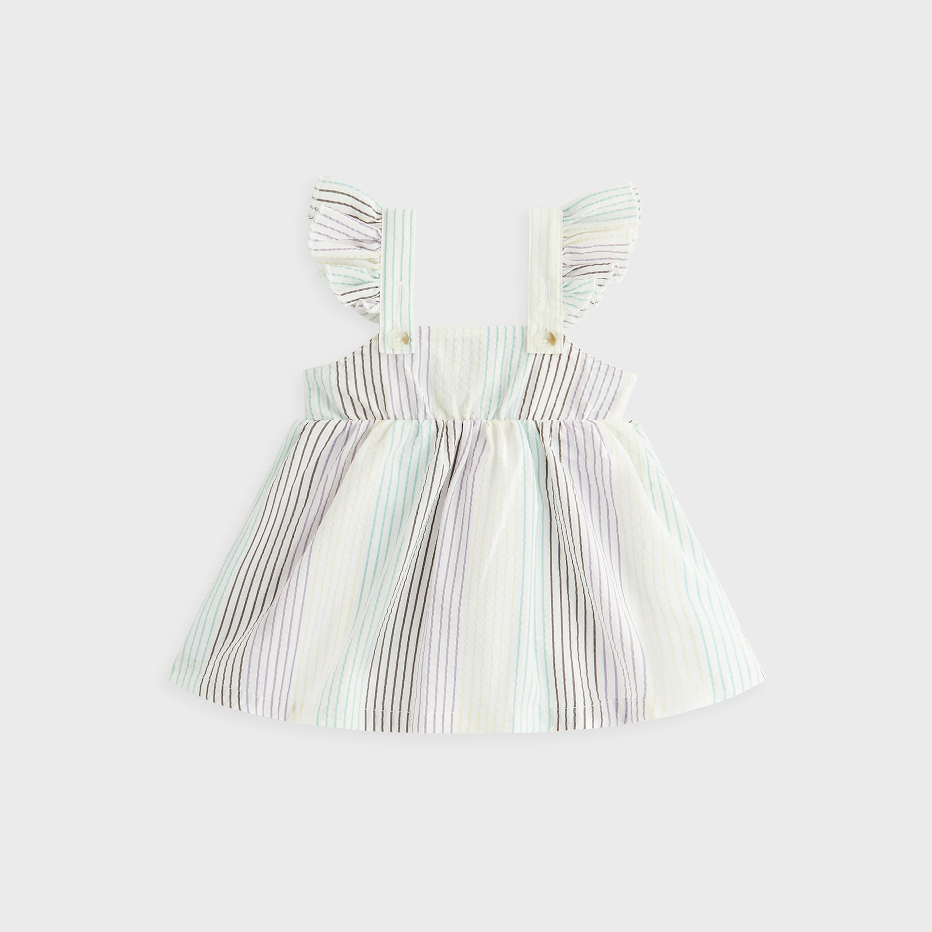 Kith Baby Striped Amina Mini Dress - Mykonos