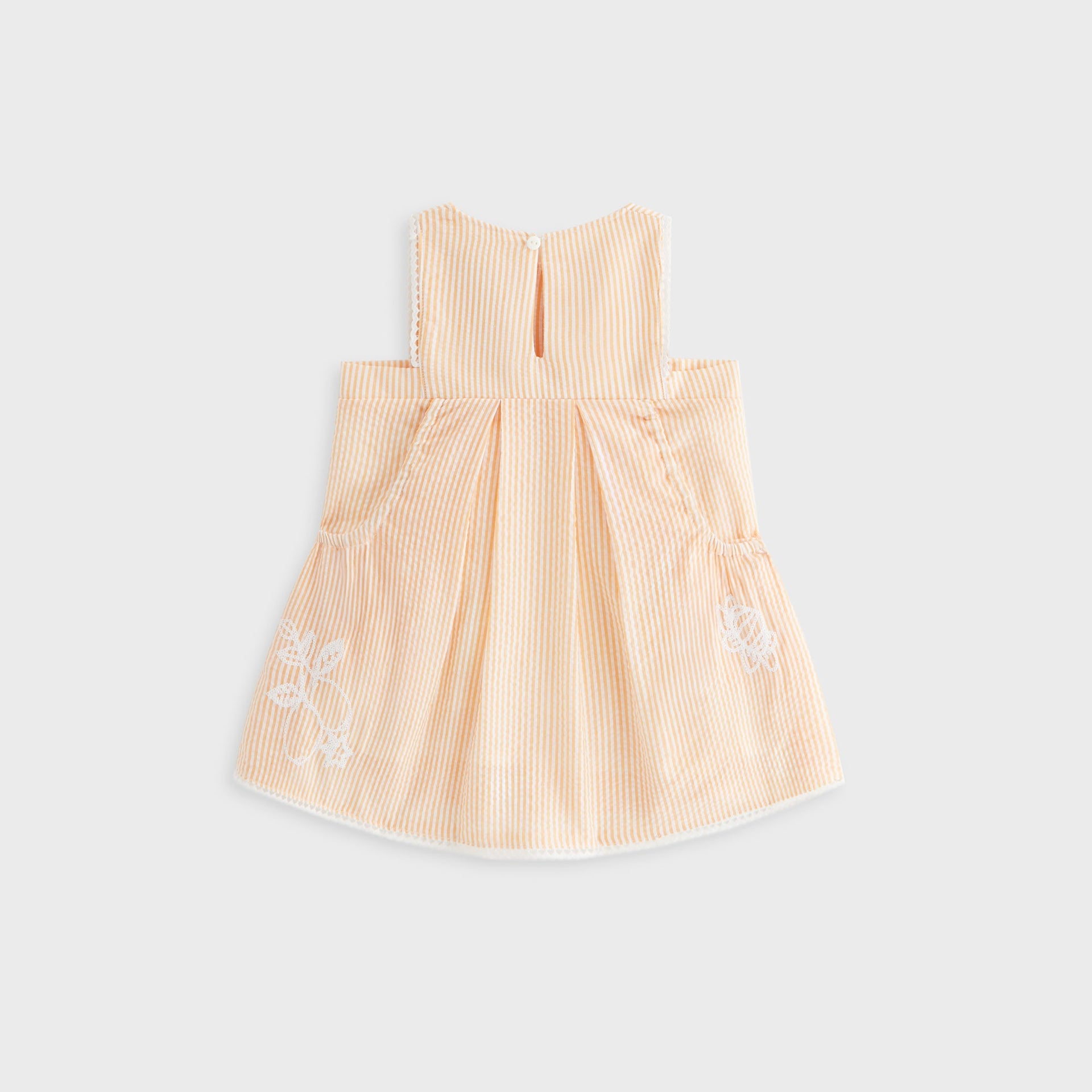 Kith Baby Seersucker Ainsley Dress - Calcite