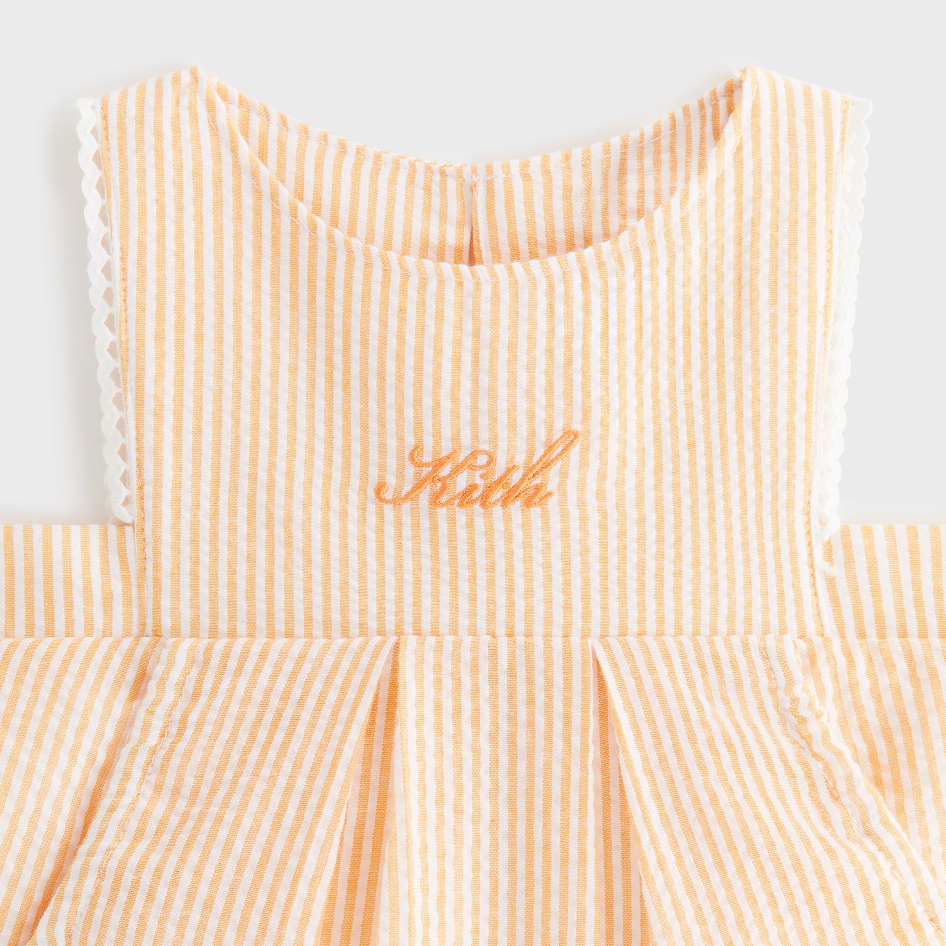 Kith Baby Seersucker Ainsley Dress - Calcite