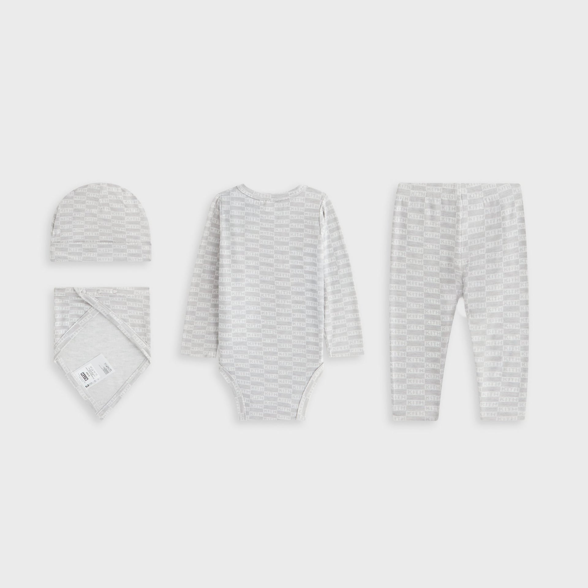 Kith Baby Classic Gift Set - Light Heather Grey