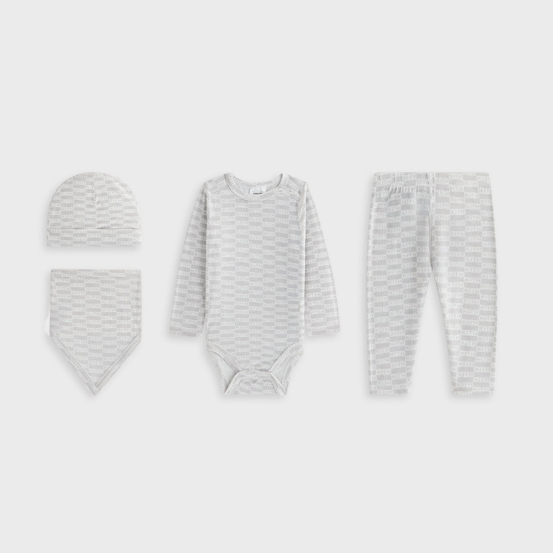 Kith Baby Classic Gift Set - Light Heather Grey
