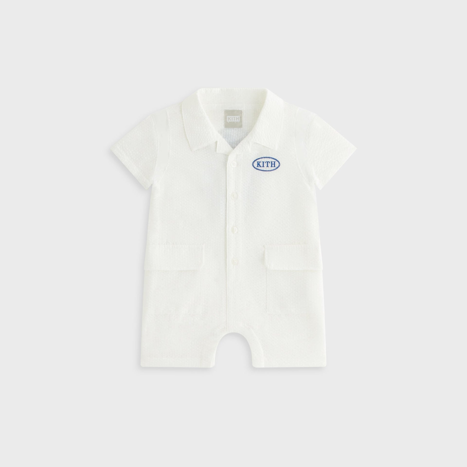 Kith Baby Seersucker Belmont Shortall - Silk
