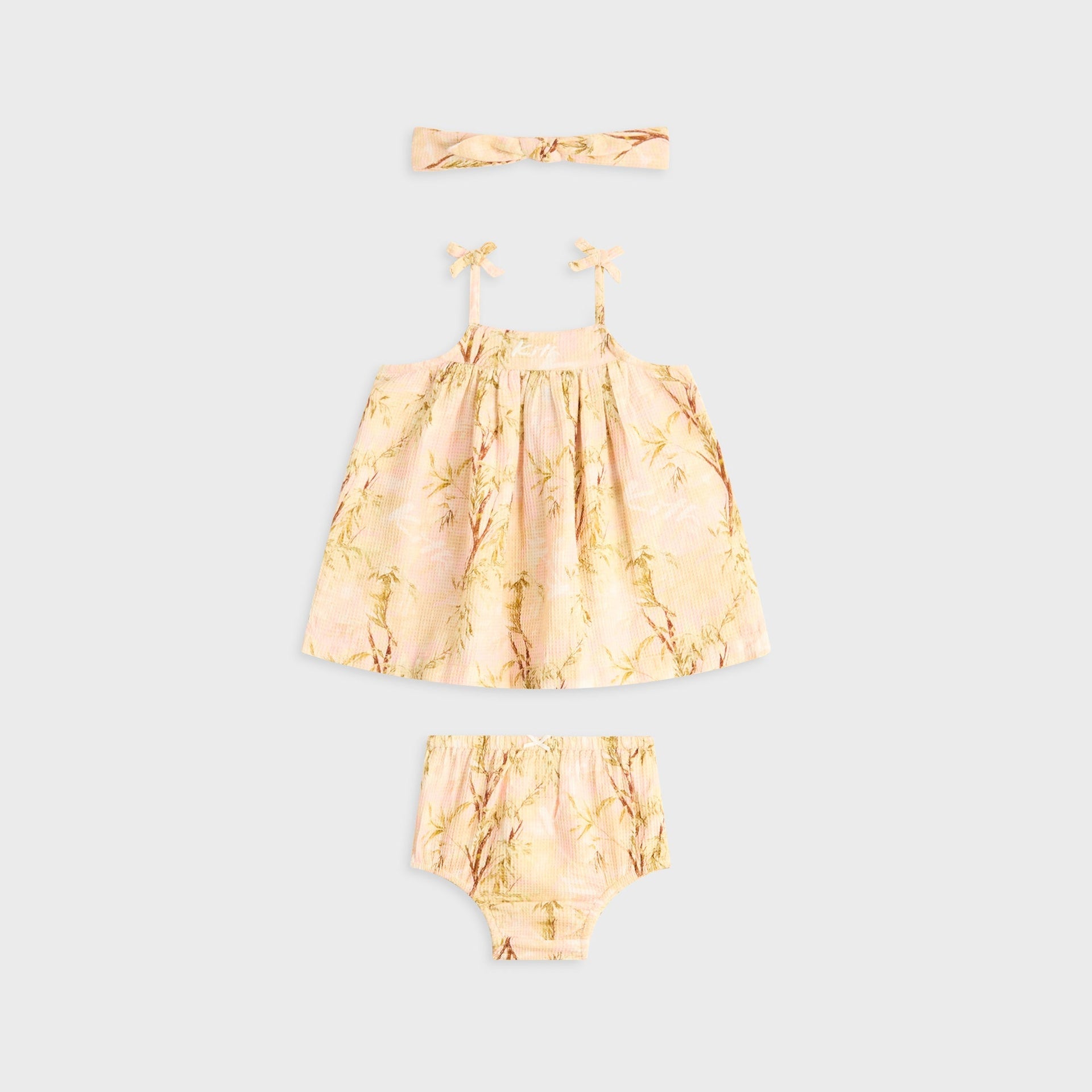 Kith Baby Printed Raelyn Bloomer Set - Sand Rose - PH