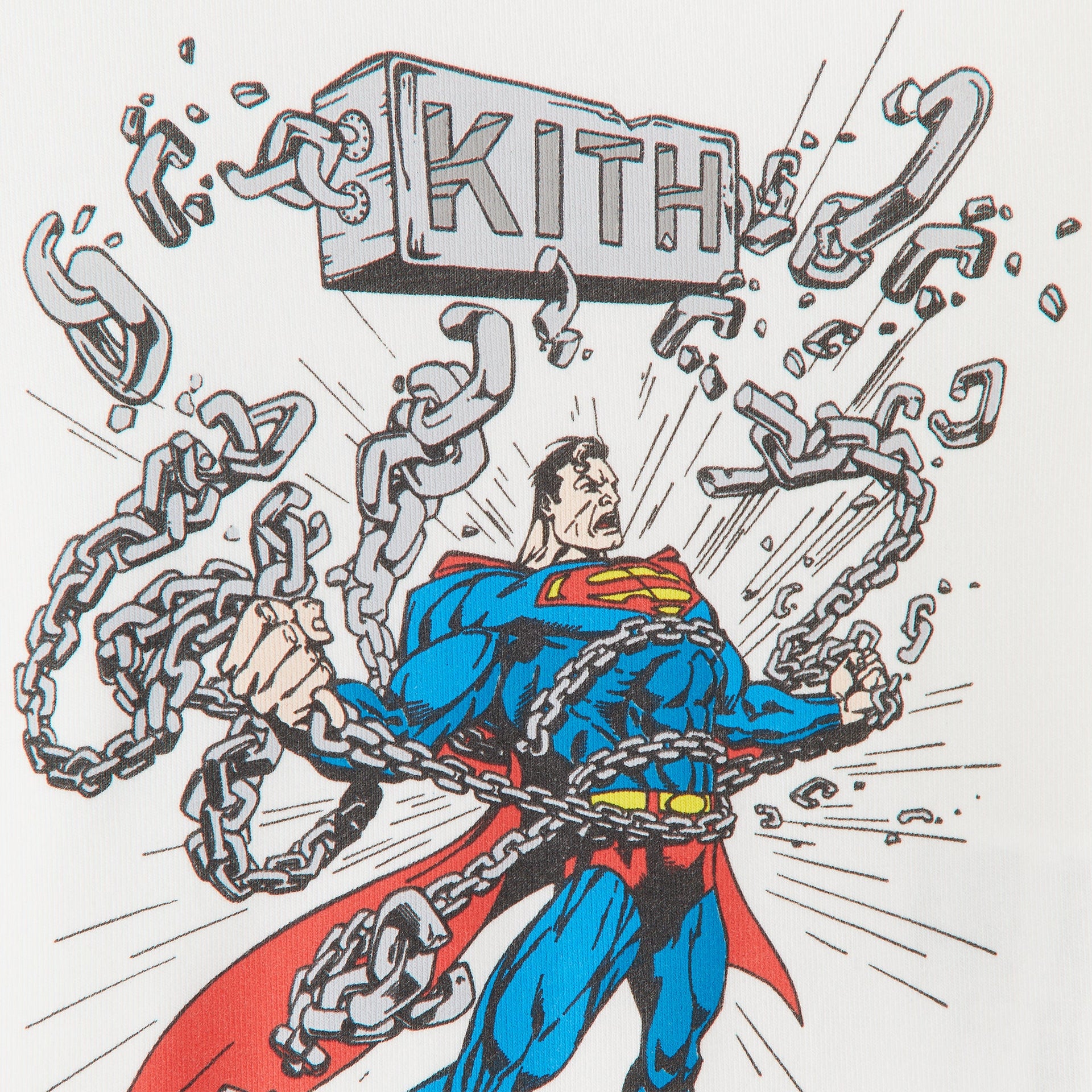 Superman | Kith Baby Chains Vintage Bodysuit - White