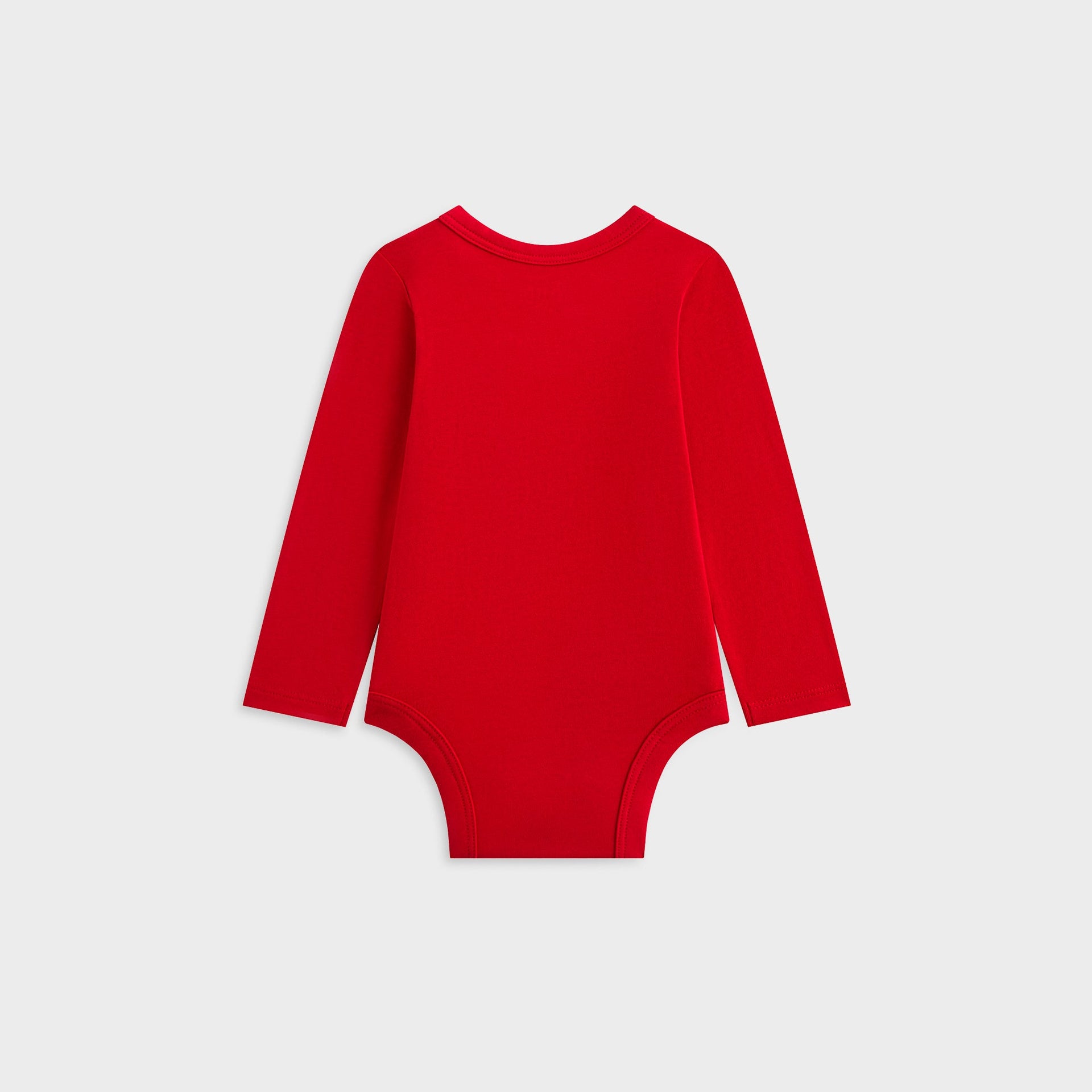 Kith Baby Apple Logo Graphic Long Sleeve Bodysuit - Fame