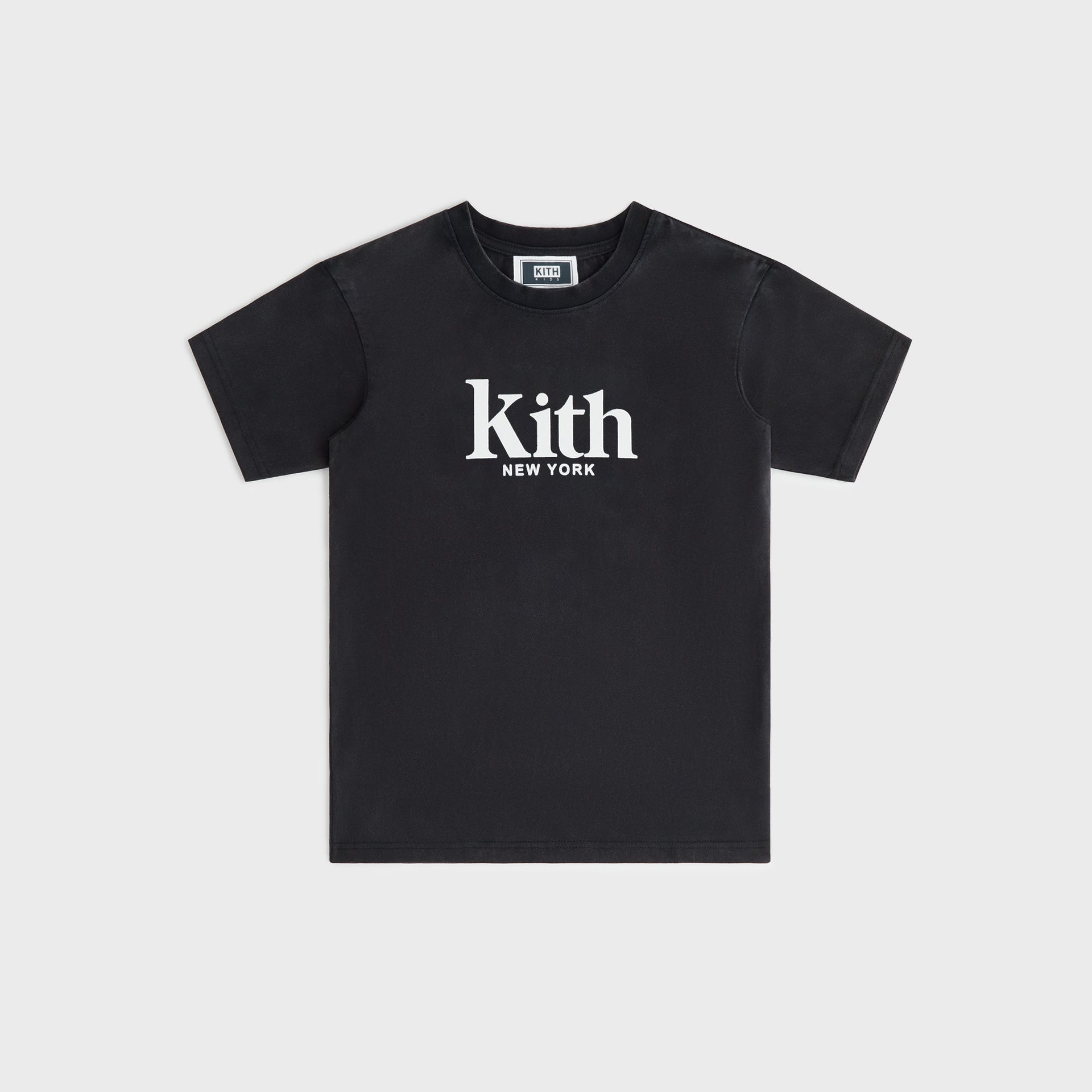 Kith Kids Serif Vintage Tee - Black