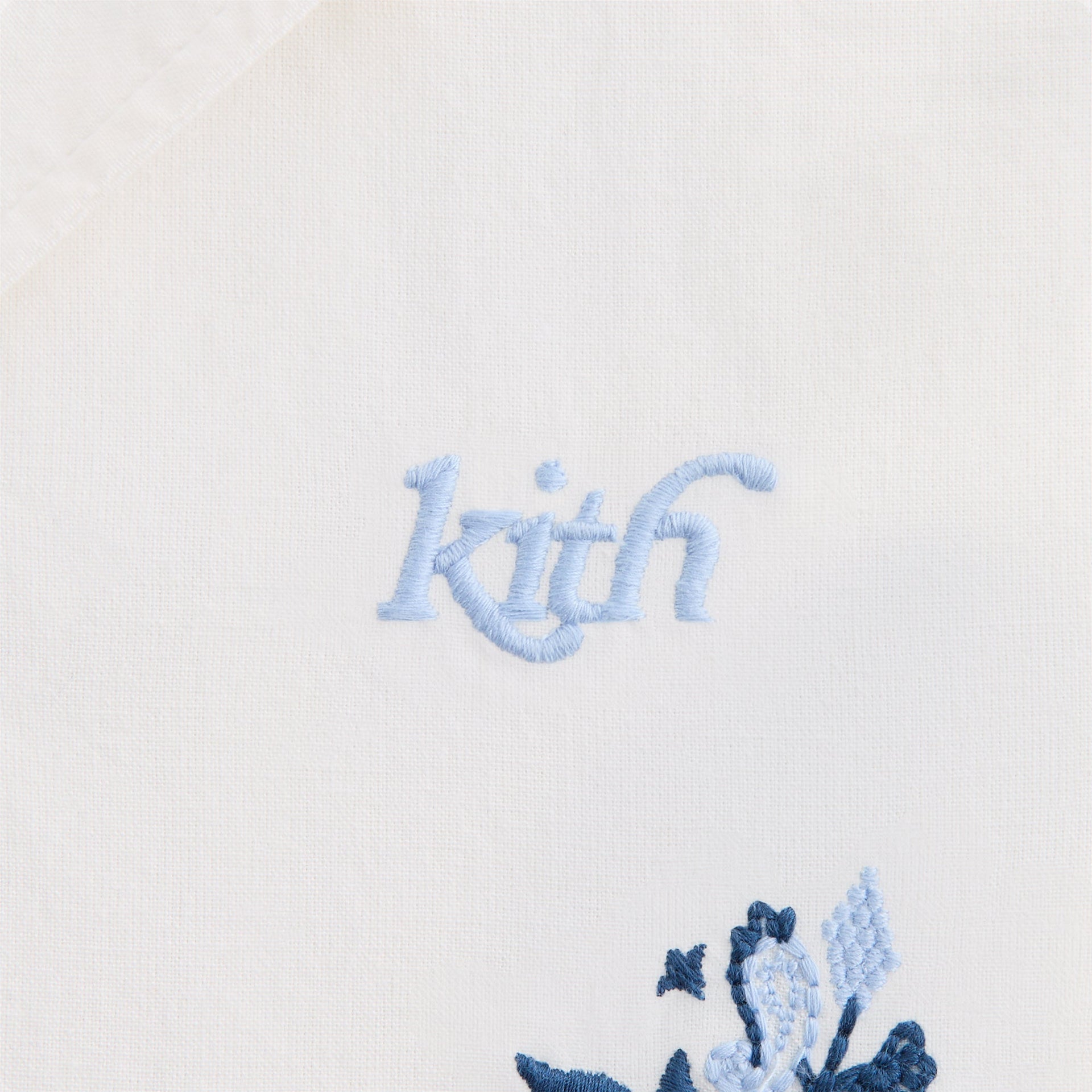 Kith Kids Novelty Thompson Camp Collar Shirt - White