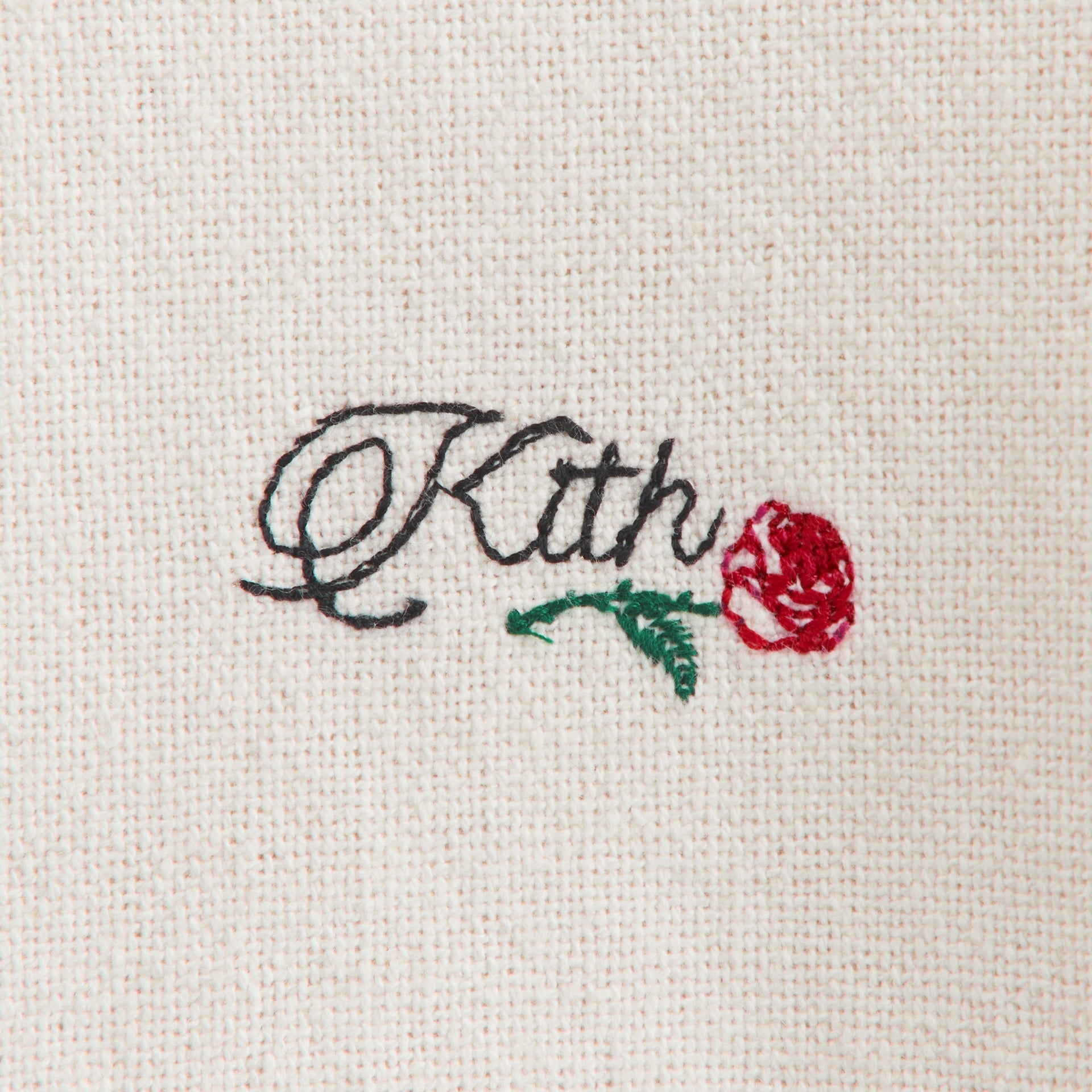 Kith Kids Novelty Logo Thompson Camp Shirt - Sandrift