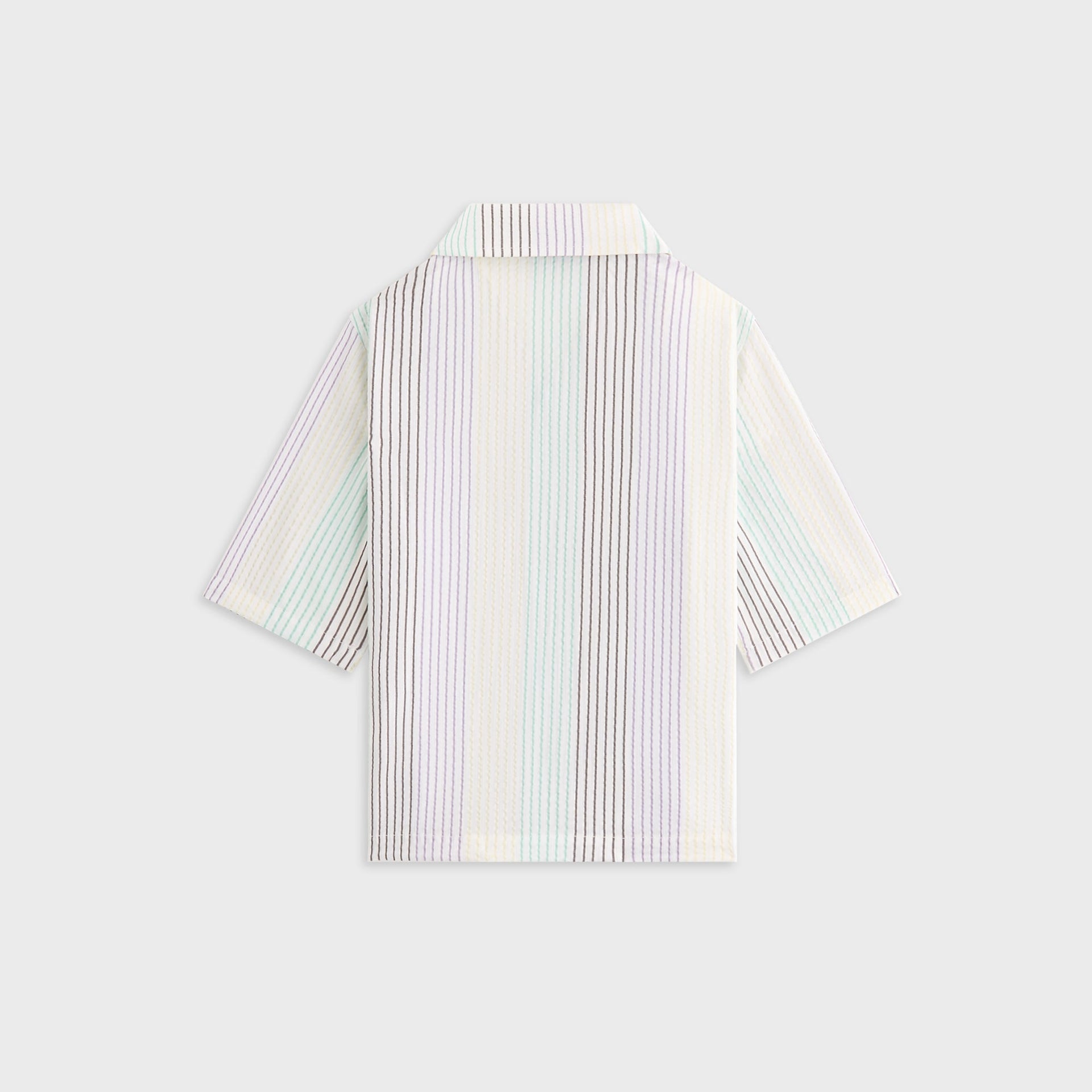 Kith Kids Striped Thompson Camp Shirt - Mykonos