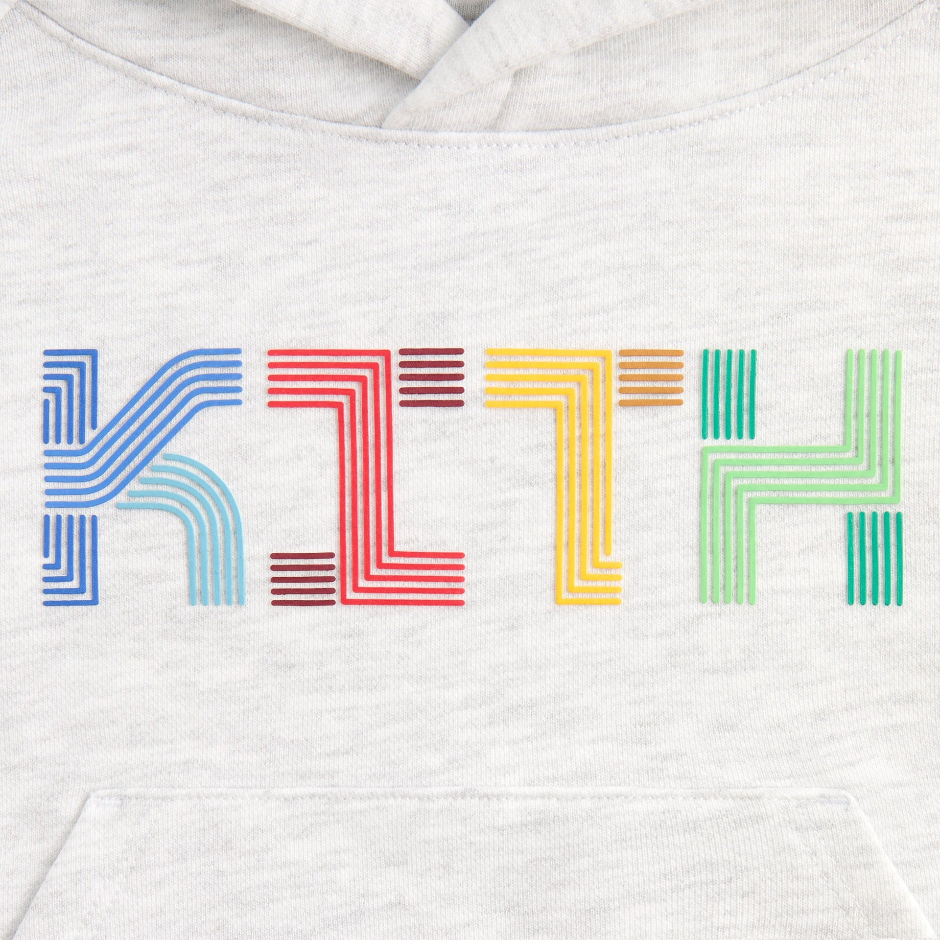 Kith Kids Pathways Sleeveless Hoodie - Light Heather Grey