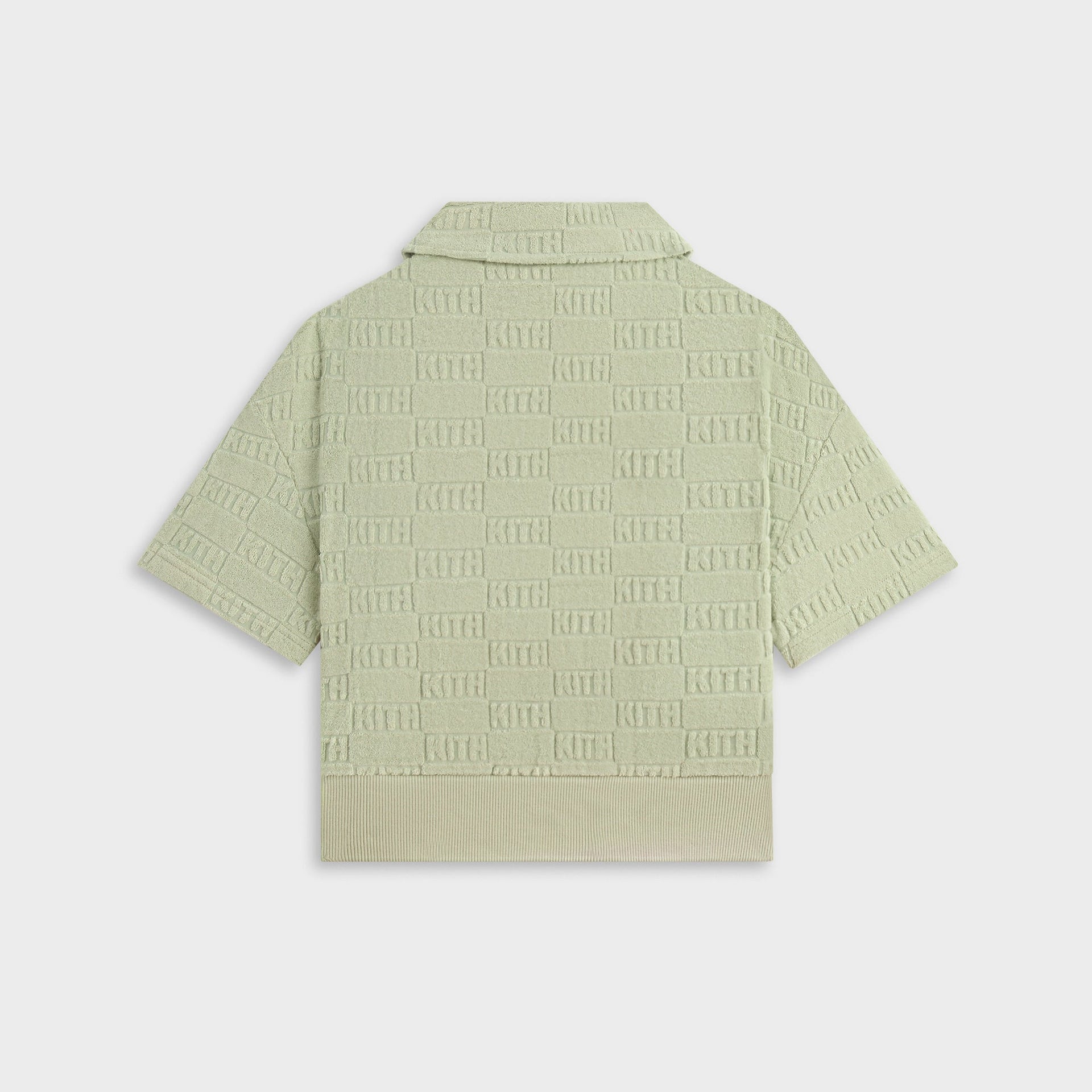 Kith Kids Monogram Pullover Terry Polo - Tranquility