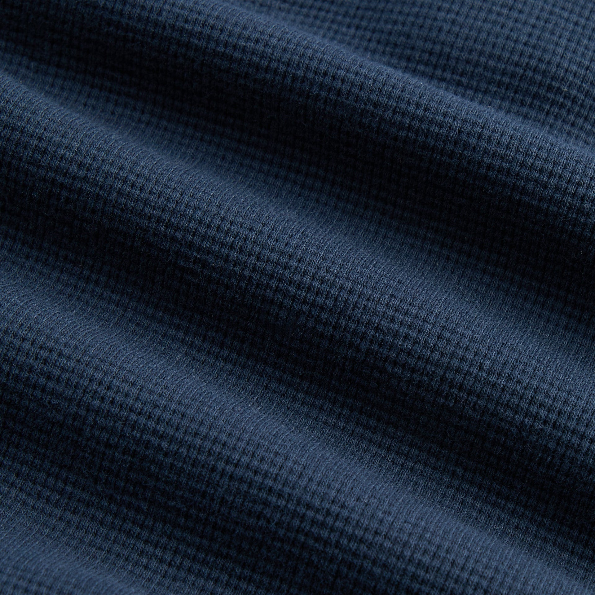 Kith Kids Waffle Nelson Quarter Zip Hoodie - Nocturnal