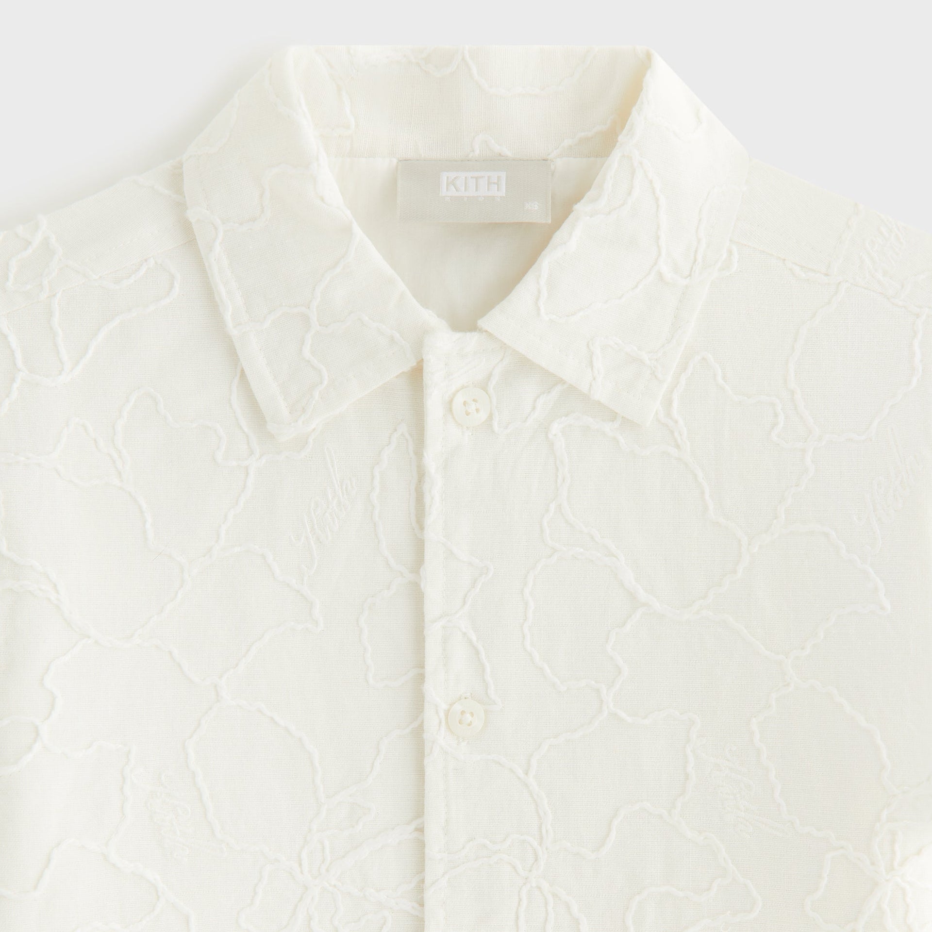Kith Kids Iris Bennet Camp Shirt - Sandrift