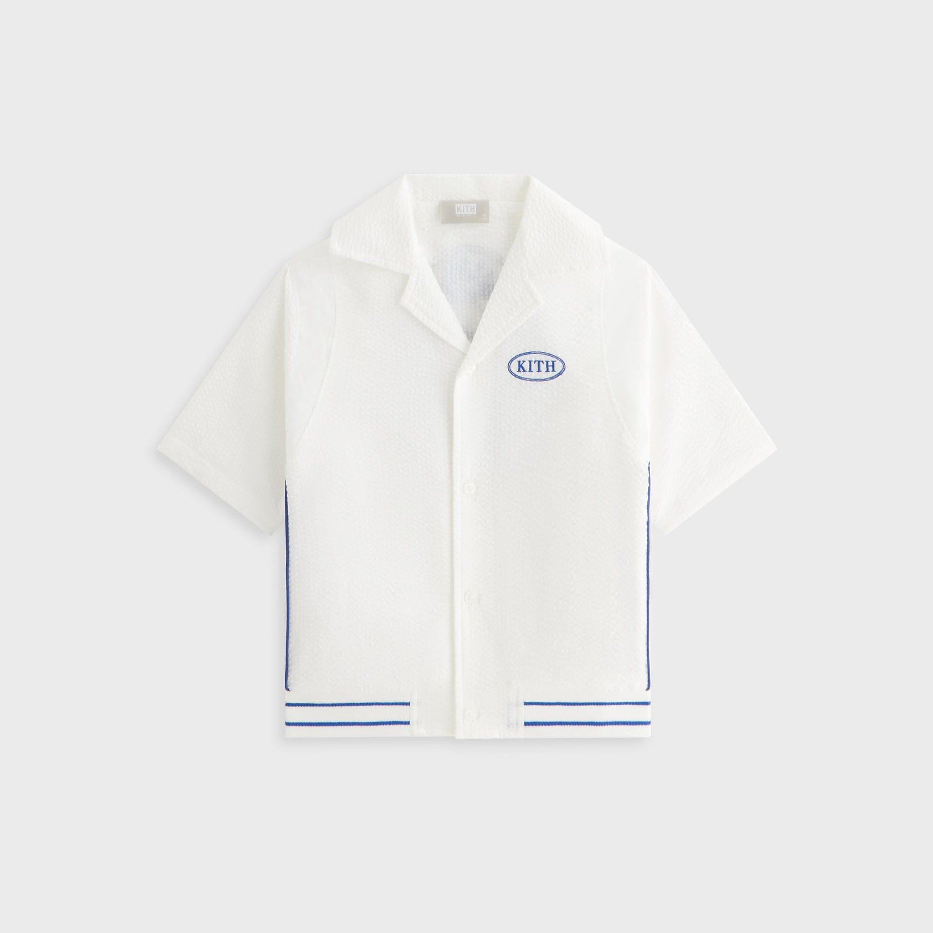 Kith Kids Seersucker Landon Souvenir Shirt - Silk