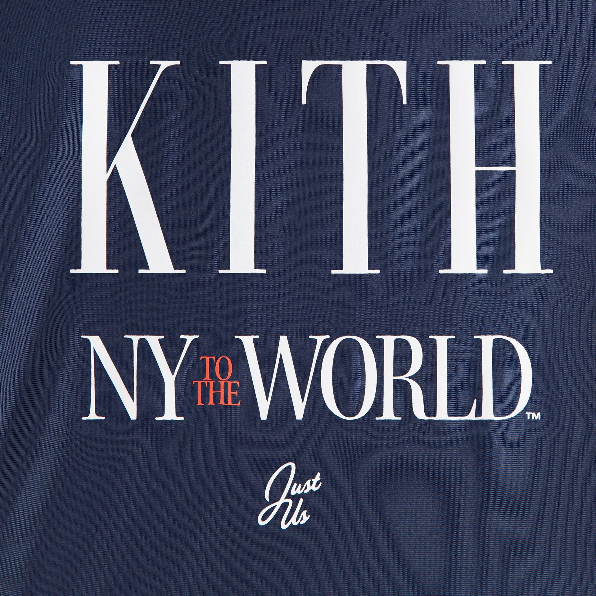 Kith Kids NY to the World Faille Leon Jersey - Nocturnal