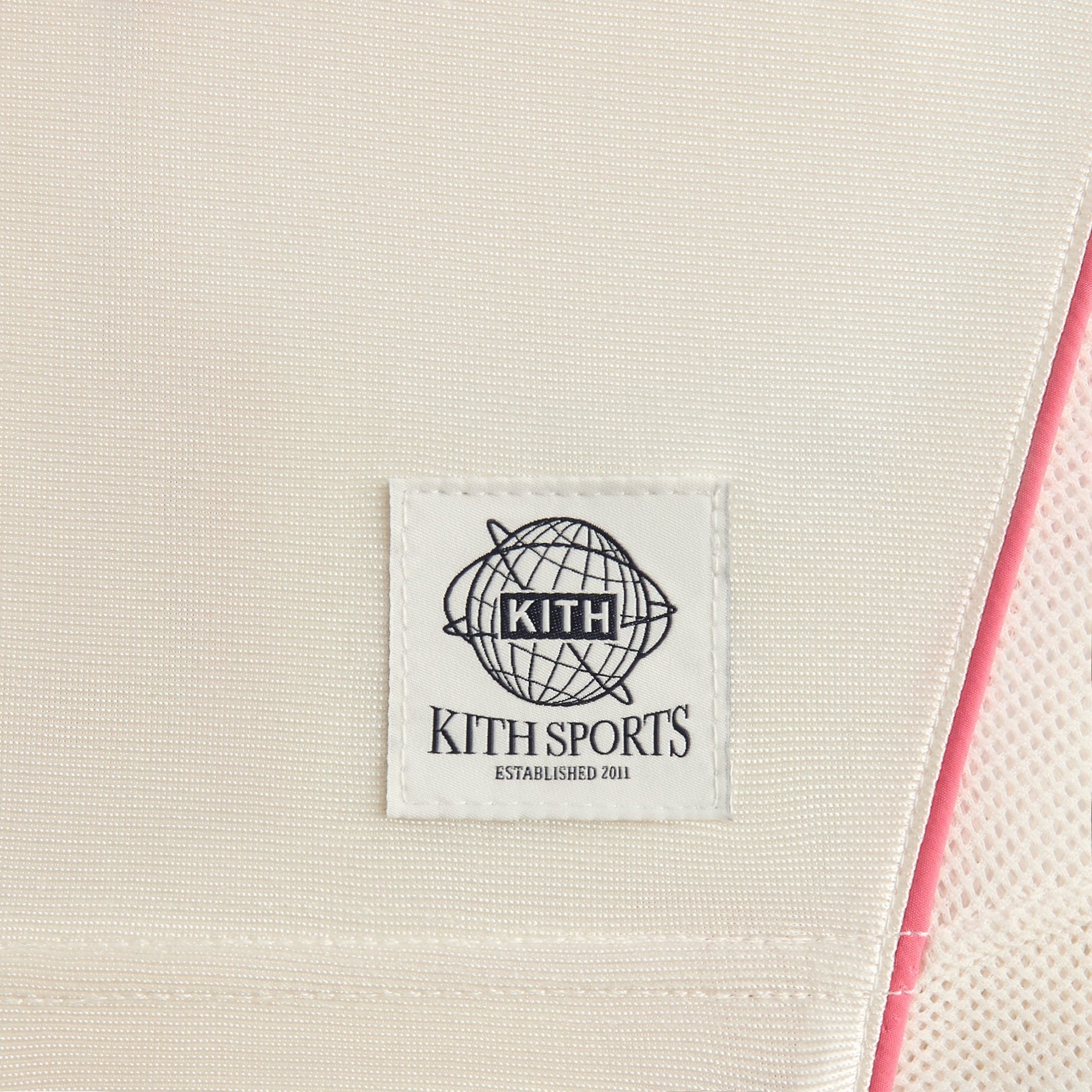 Kith Kids NY to the World Unisphere Faille Crop Jersey - Sandrift