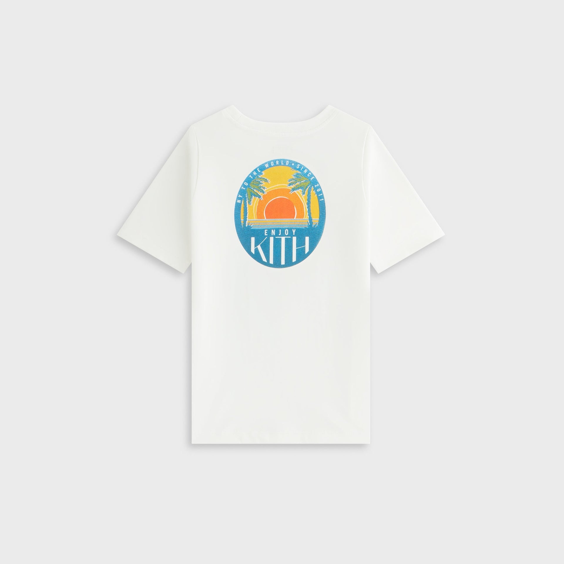 Kith Kids Sunset Vacation Tee - White