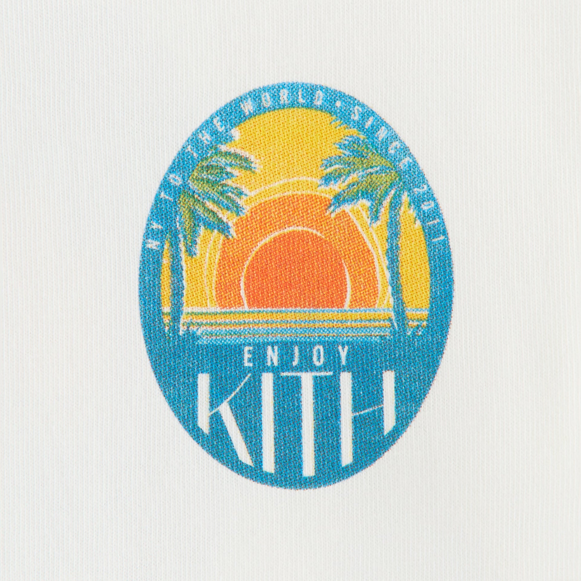 Kith Kids Sunset Vacation Tee - White