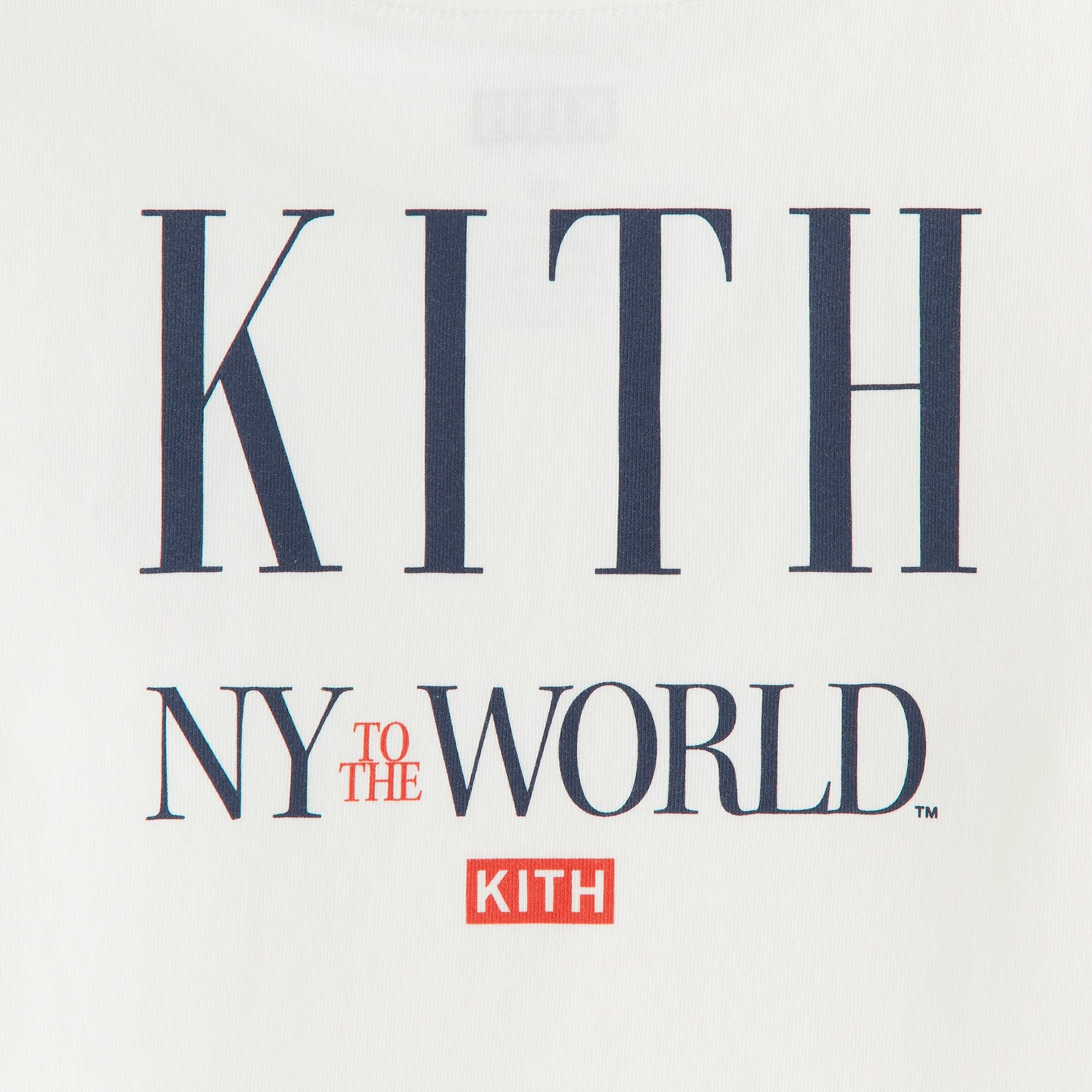 Kith Kids New York to the World Tee - White