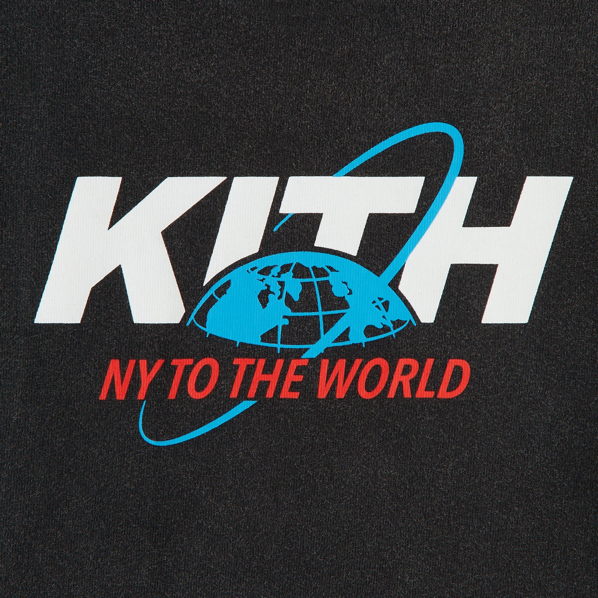 Kith Kids New York to the World Unisphere Vintage Tee - Black