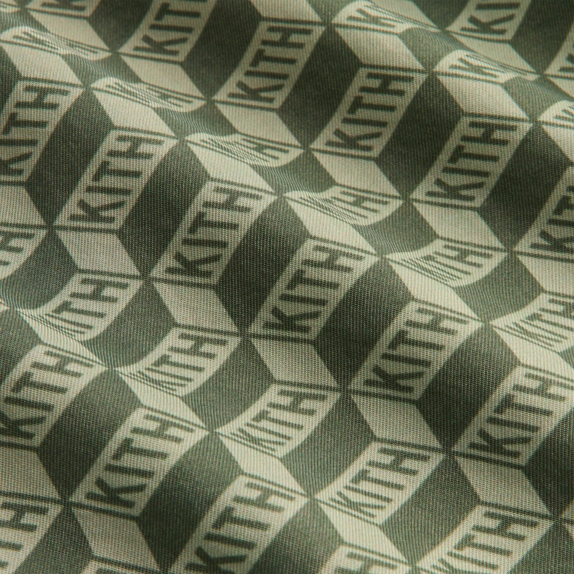 Kith Kids Monogram Thompson Camp Shirt - Spear