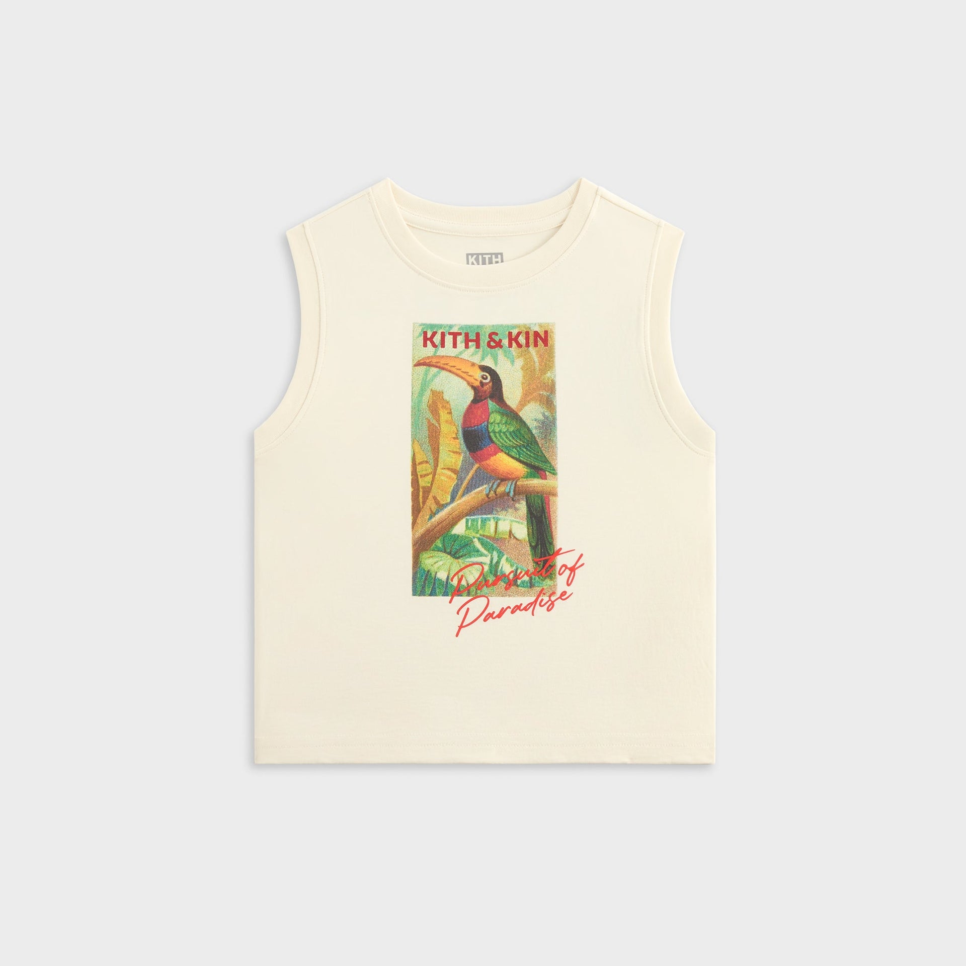Kith Kids Pursuit of Paradise Muscle Tank - Sandrift