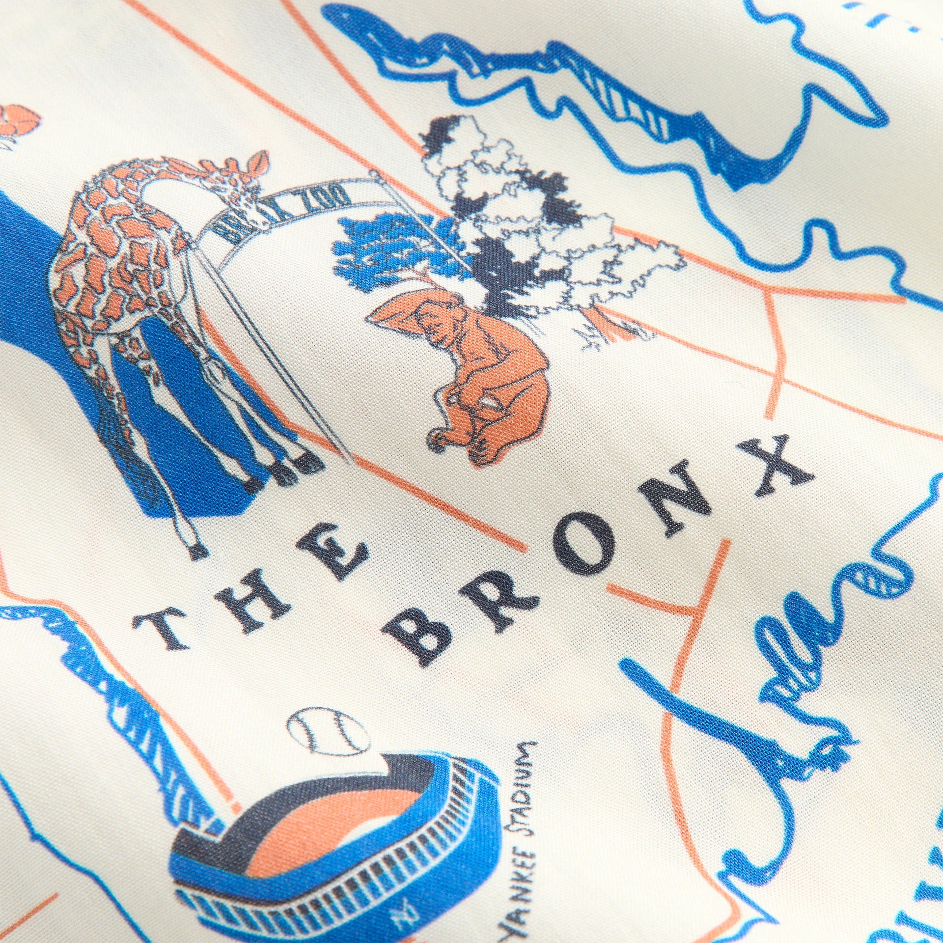 Kith Kids New York Thompson Camp Shirt - Sandrift